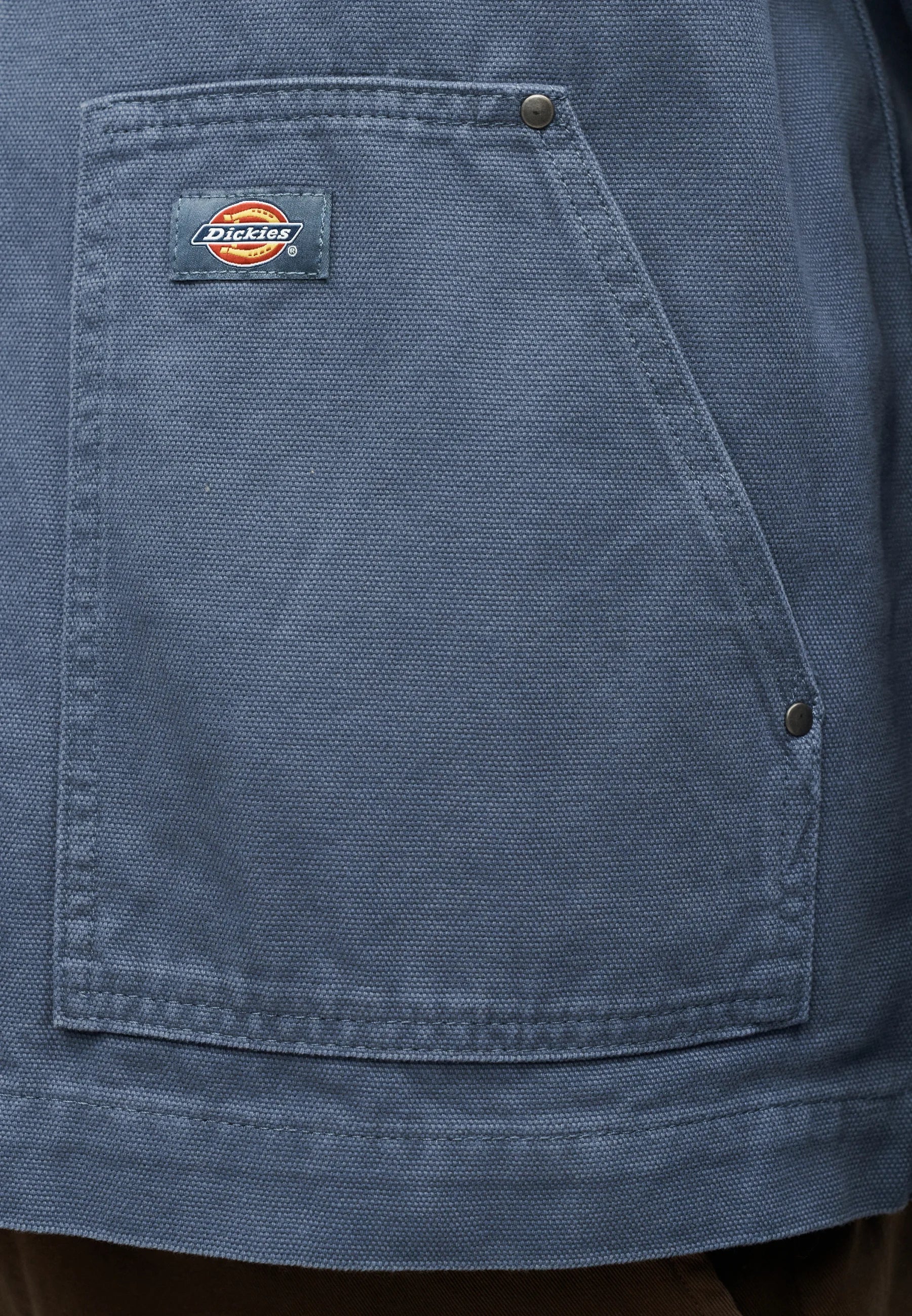 GIACCA IN COTONE INDIGO RETRÒ