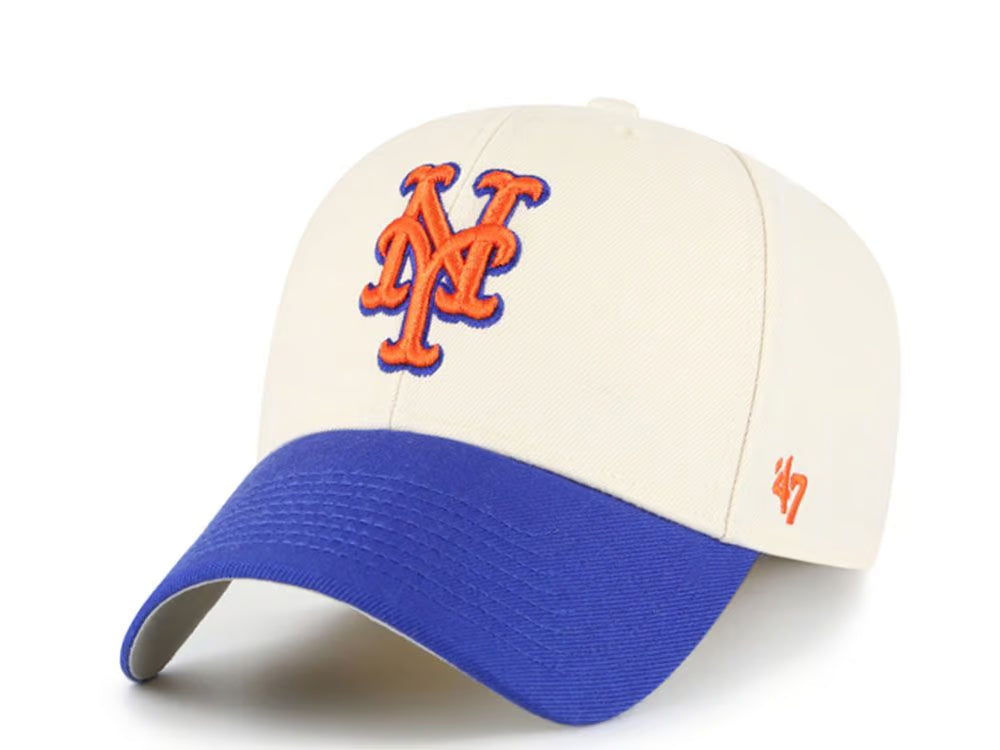 CAPPELLINO NY METS IN COTONE NATURALE