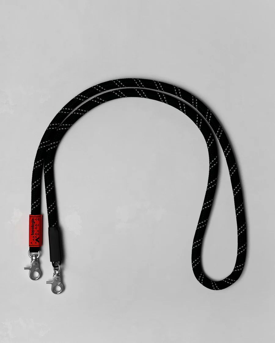 10MM ROPE STRAP NERO RIFLETTENTE