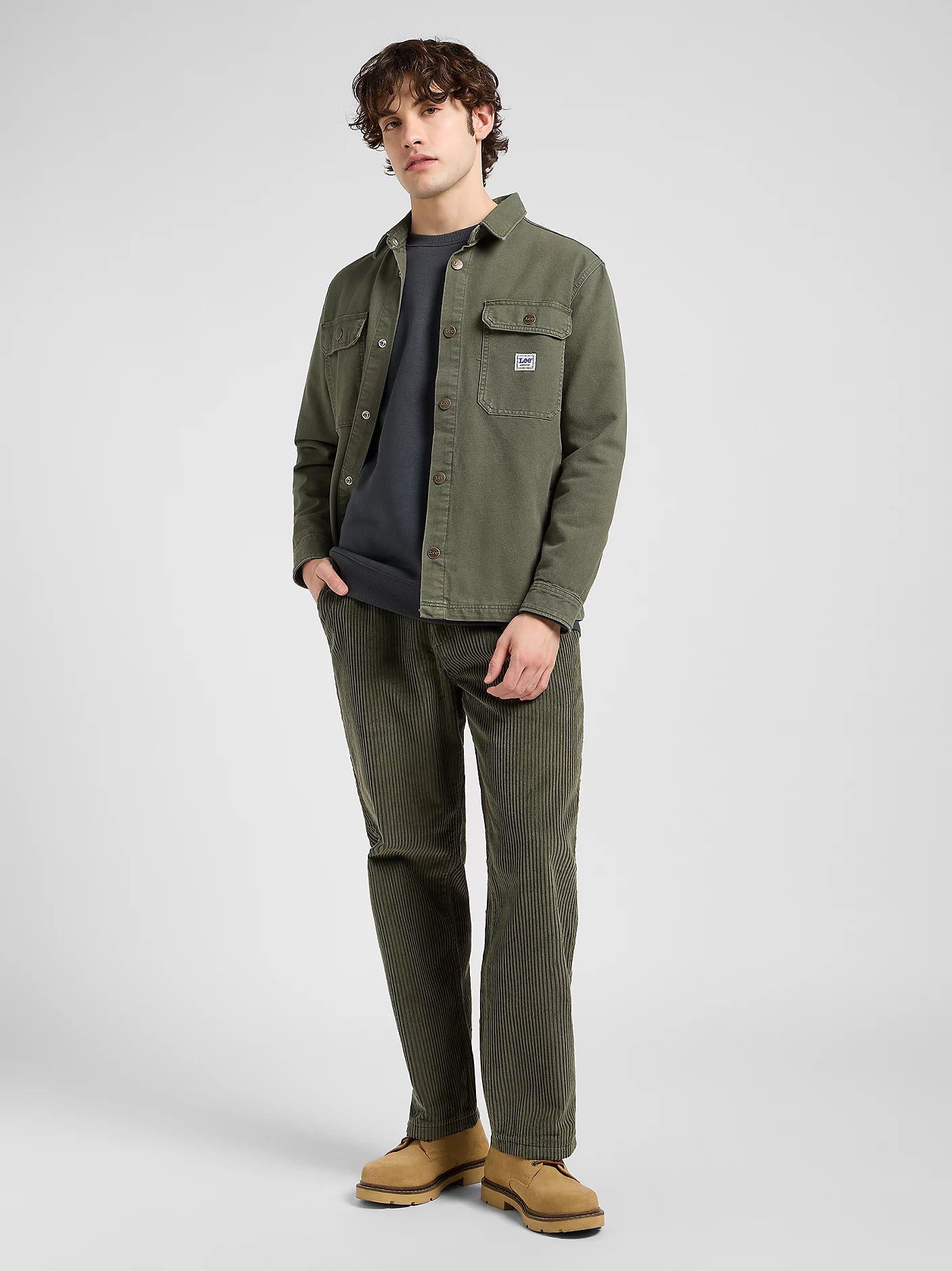 overshirt workwear in twill