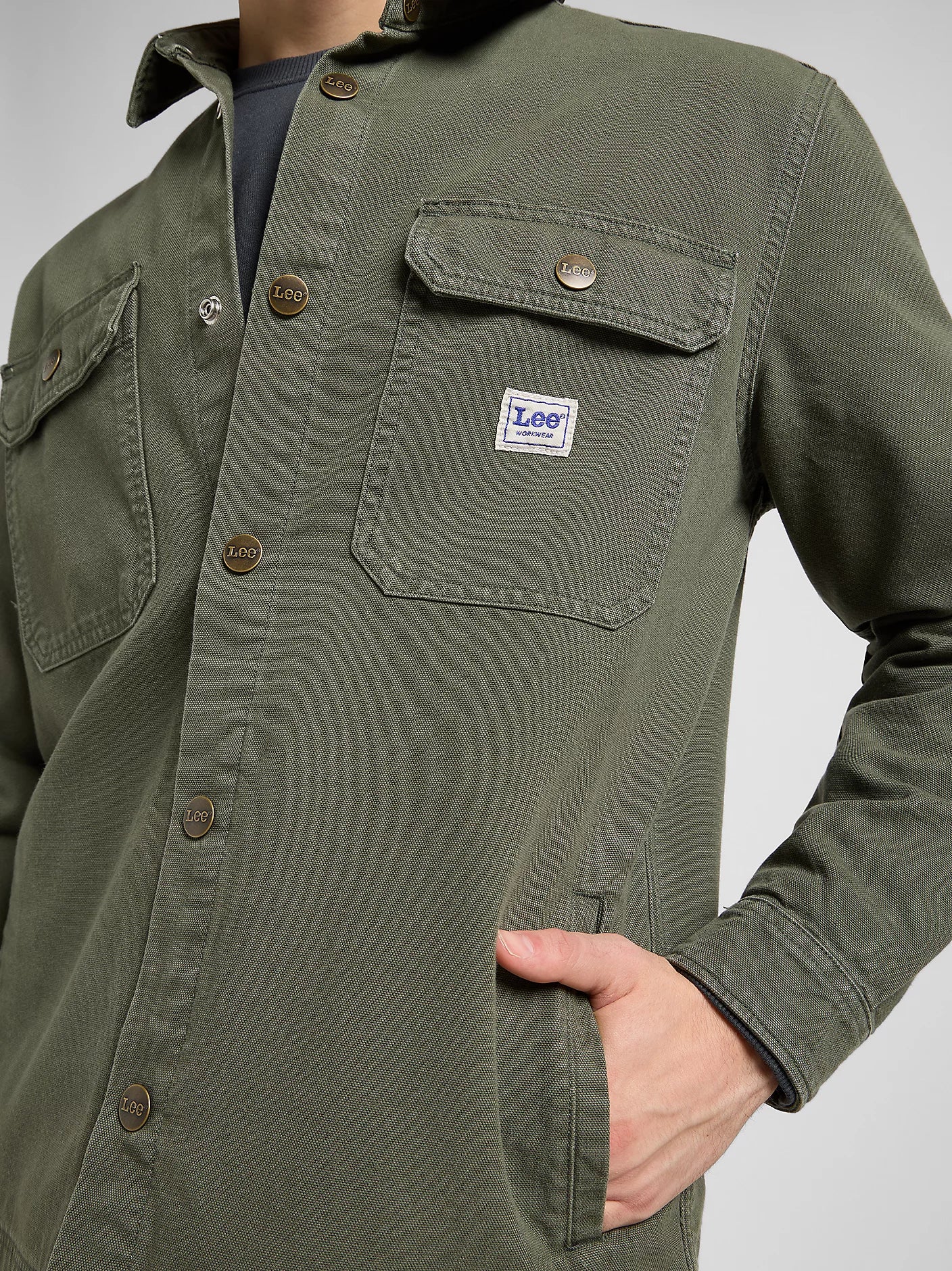overshirt workwear in twill