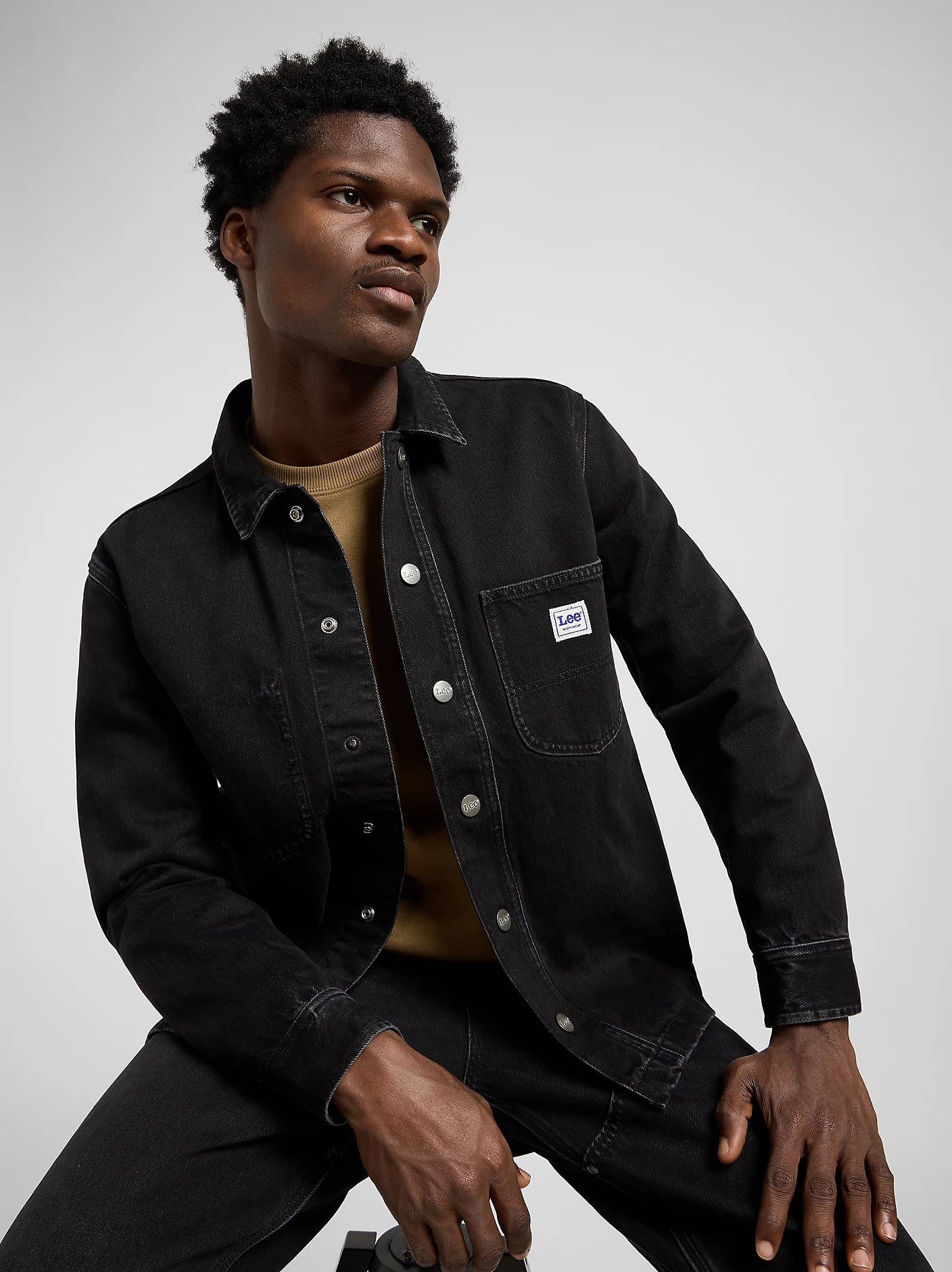 sovracamicia workwear  in denim 13 oz