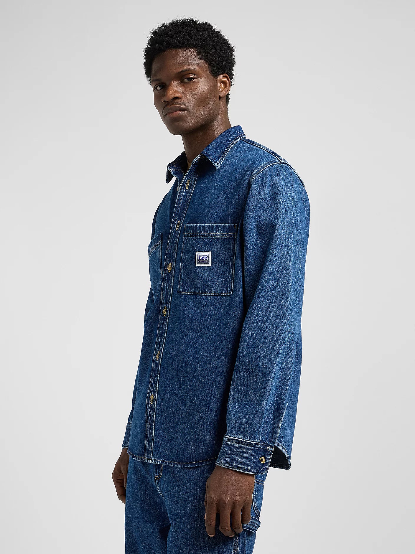 camicia workwear denim pesante