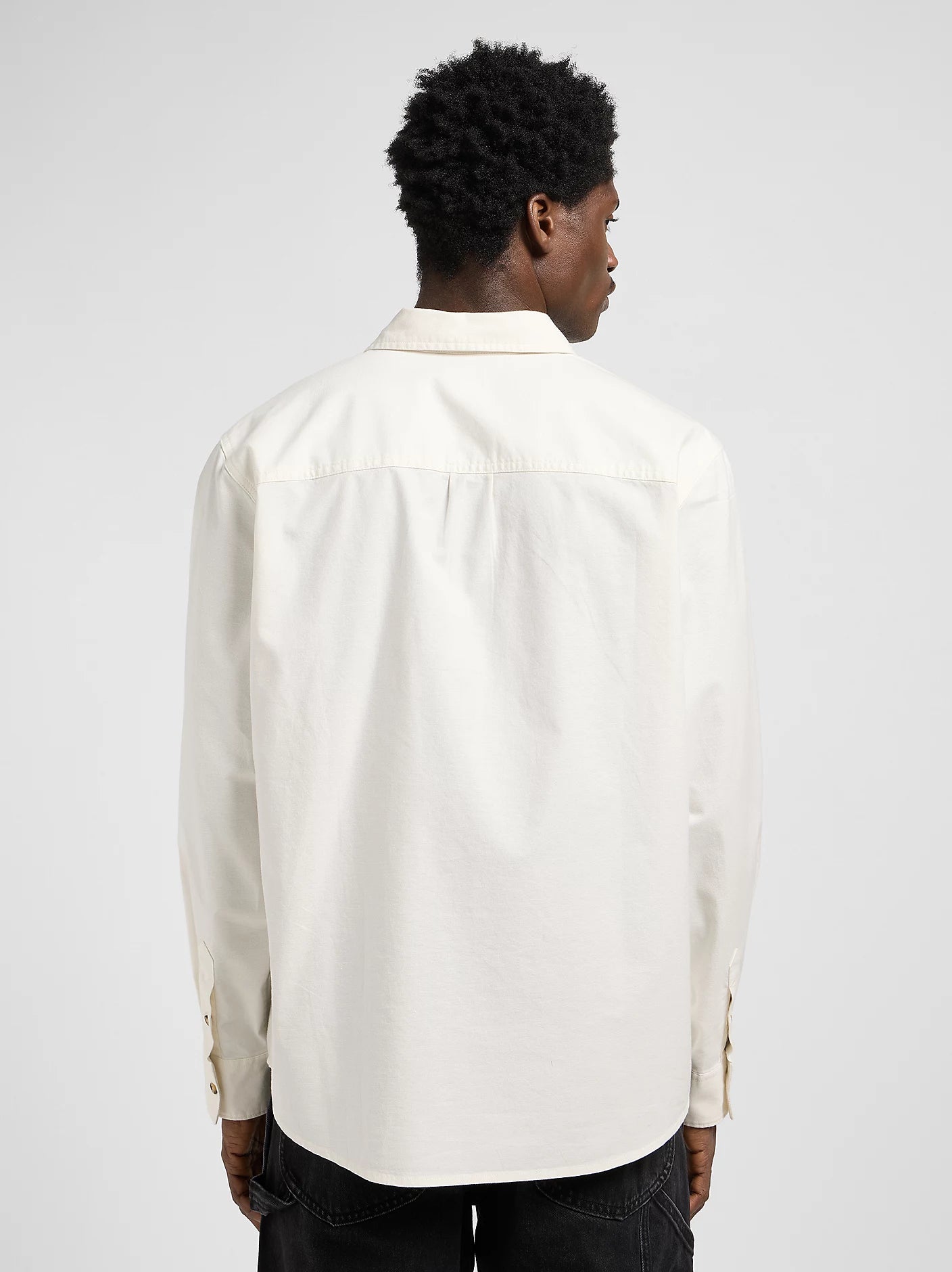 CAMICIA SENZA TASCHE BUTTON DOWN ECRU