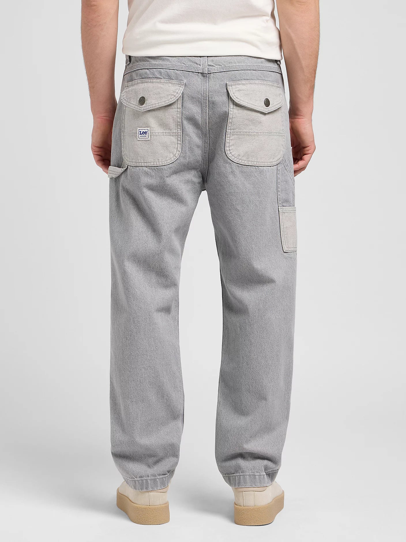 CARPENTER IN DENIM BICOLORE GRIGIO