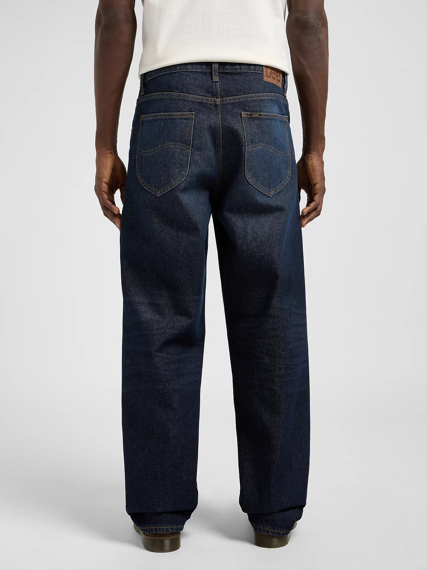 DENIM BAGGY STONE WASH STONE WASH BAFFATO SCURO