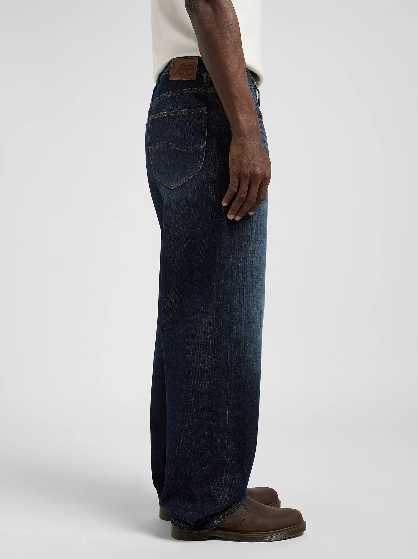 DENIM BAGGY STONE WASH STONE WASH BAFFATO SCURO