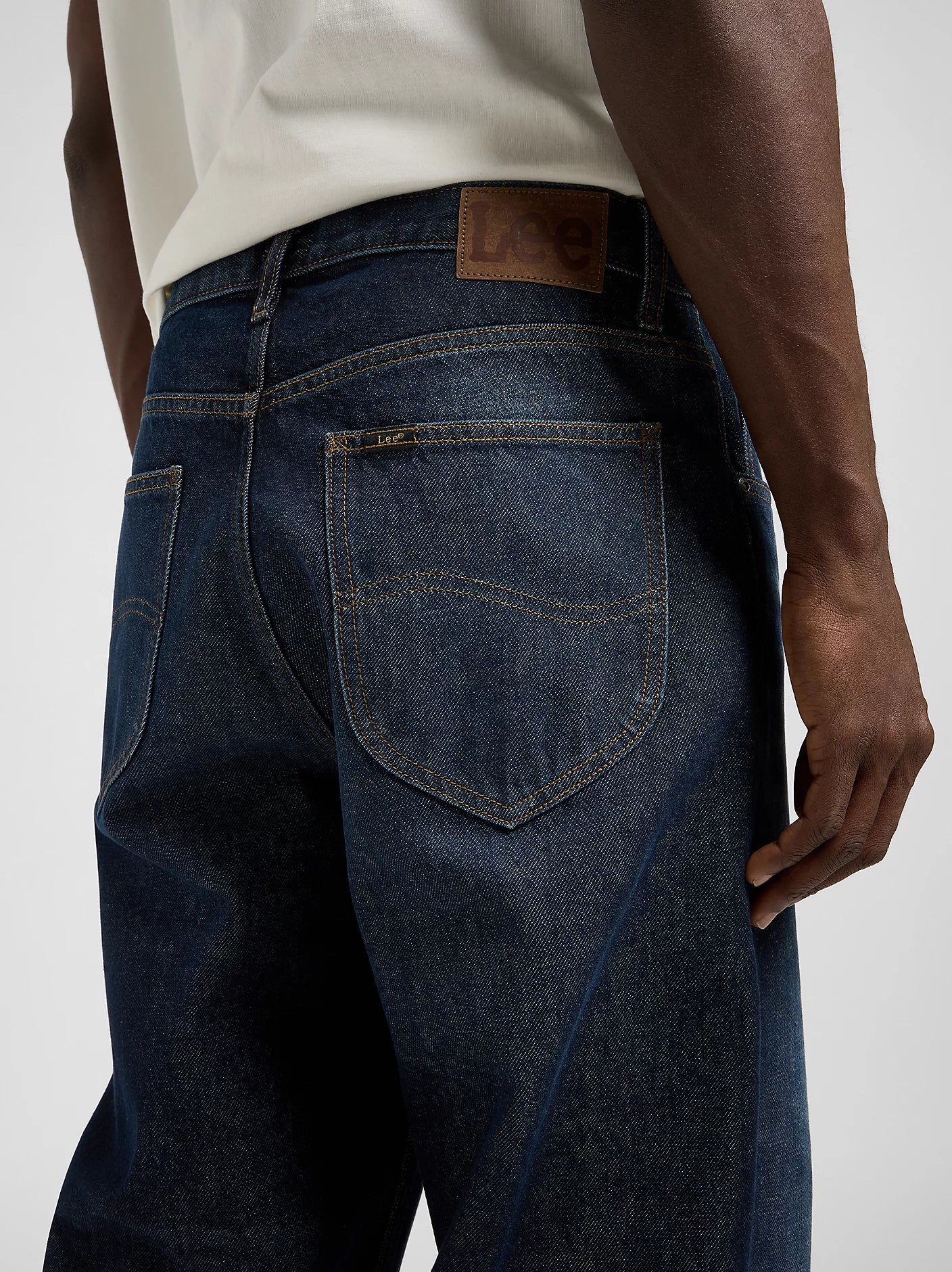 DENIM BAGGY STONE WASH STONE WASH BAFFATO SCURO