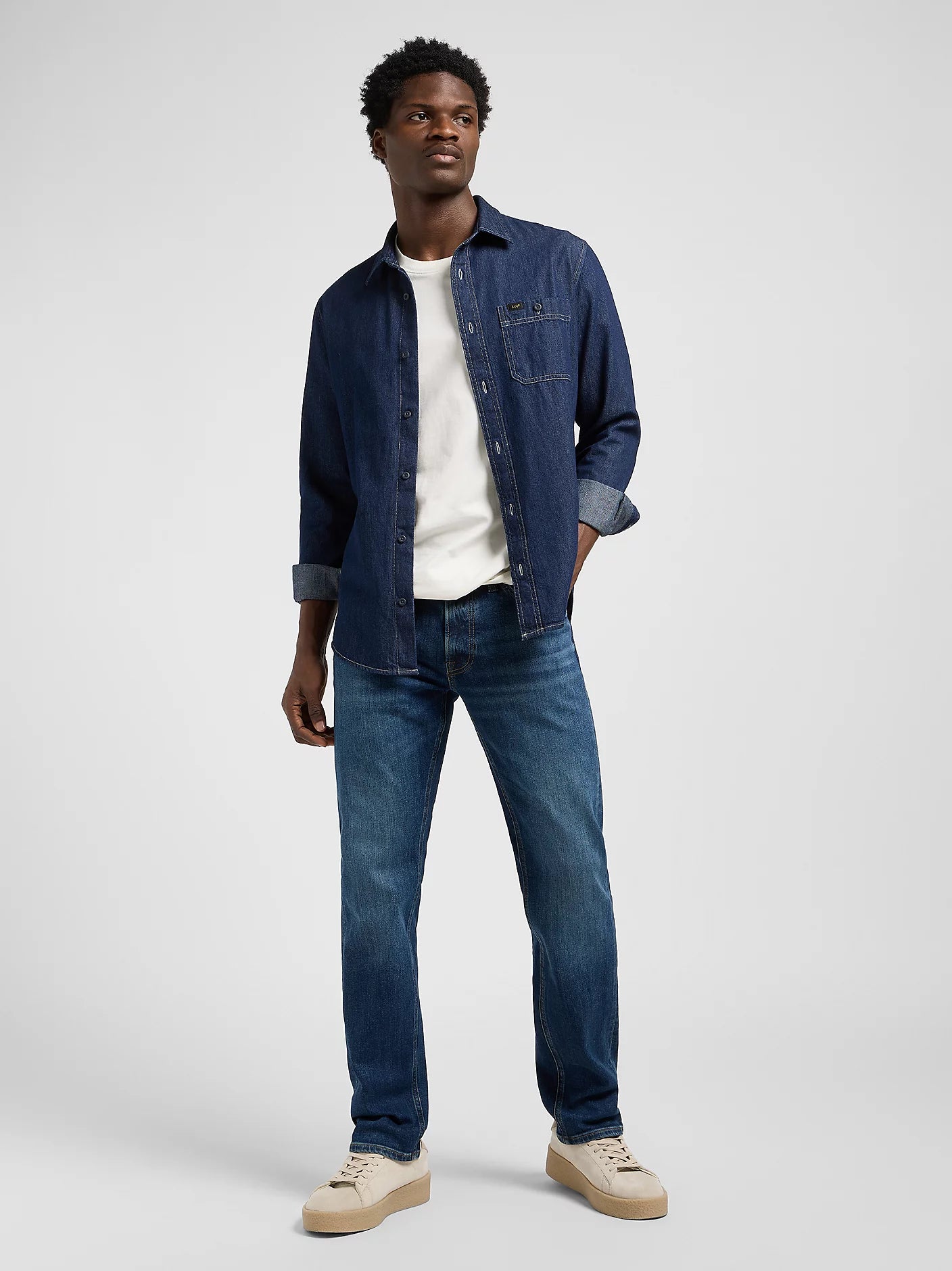 DENIM SLIM FIT STONE WASH