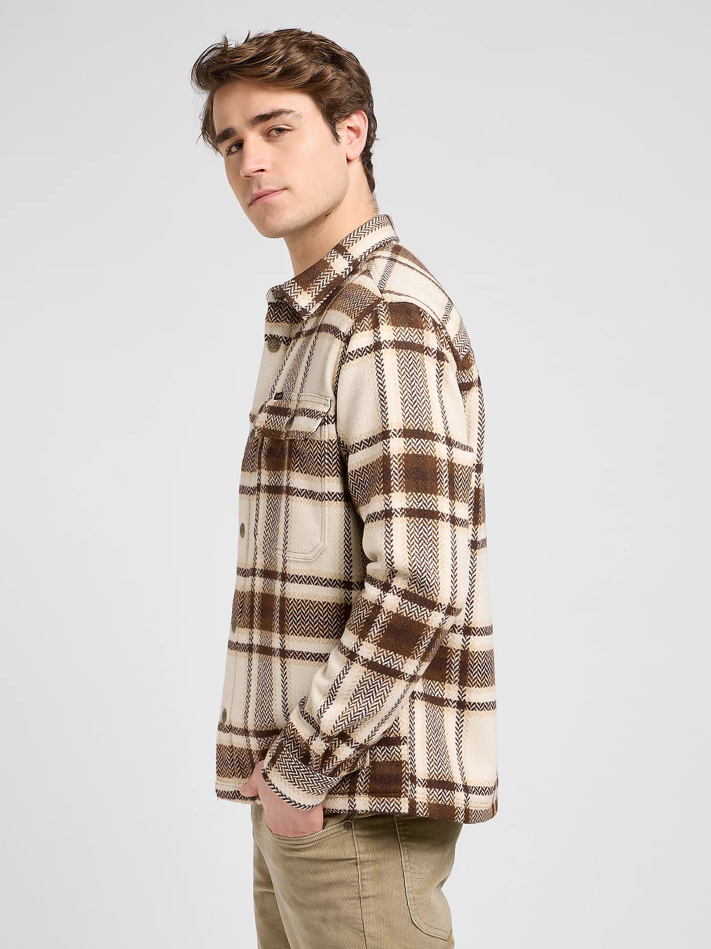 OVERSHIRT RELAXED a quadri