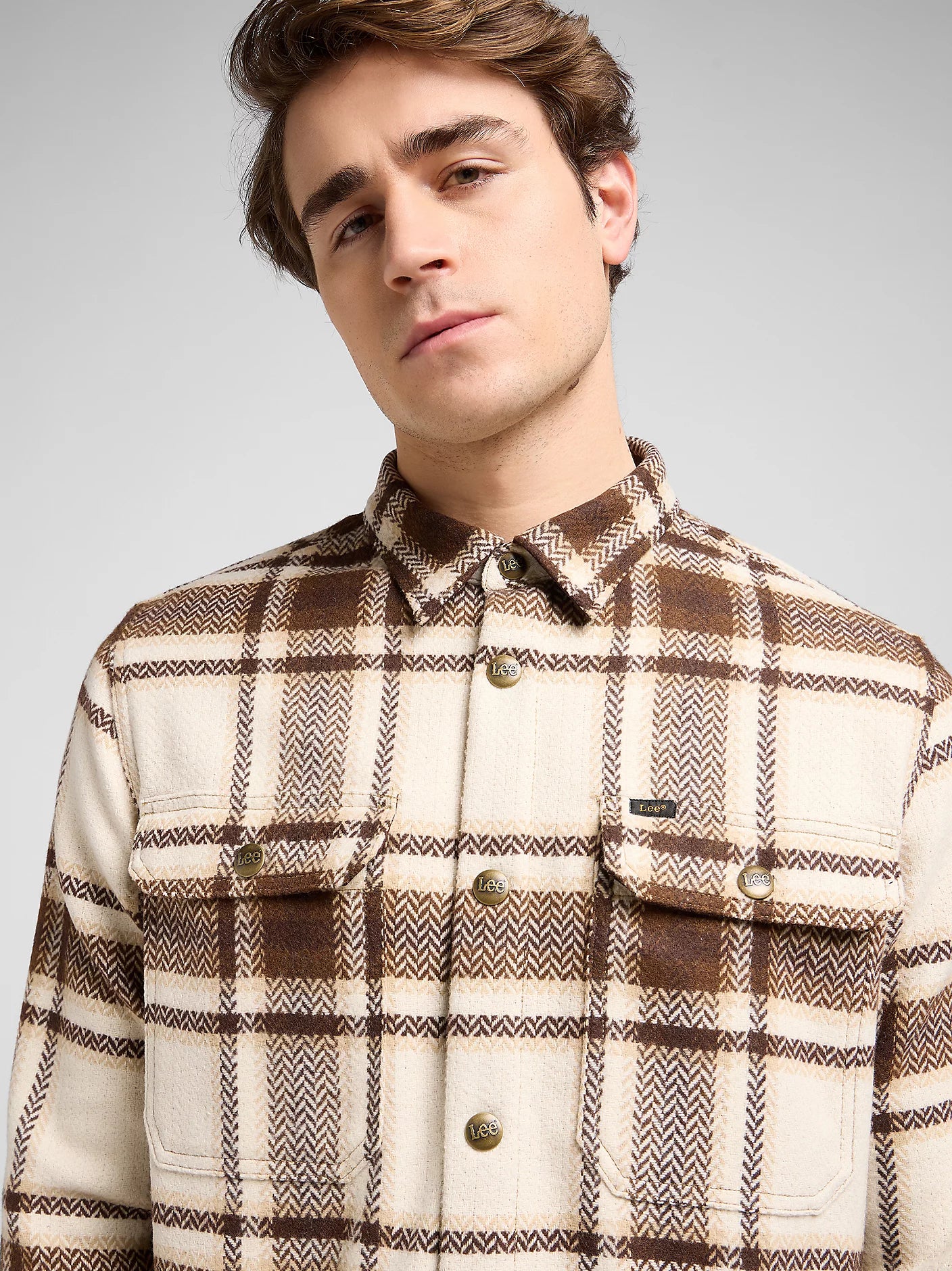 OVERSHIRT RELAXED a quadri