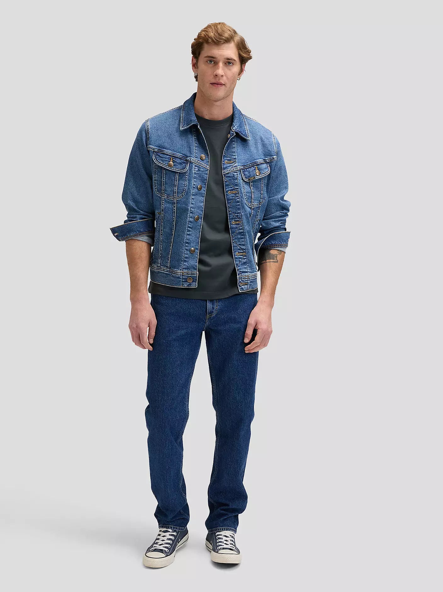 JEANS WEST REGULAR FIT IN COTONE INDIGO WARP