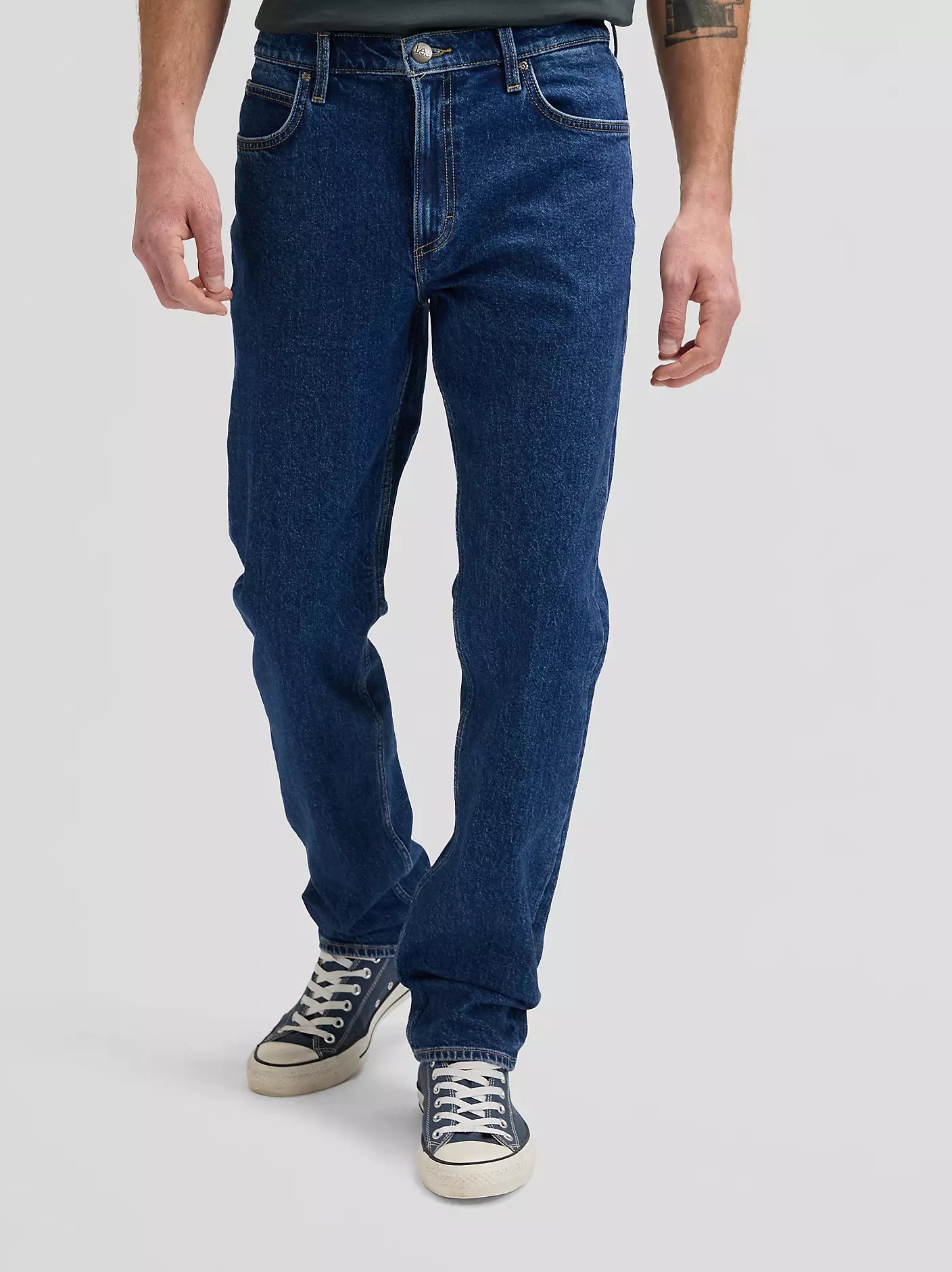JEANS WEST REGULAR FIT IN COTONE INDIGO WARP