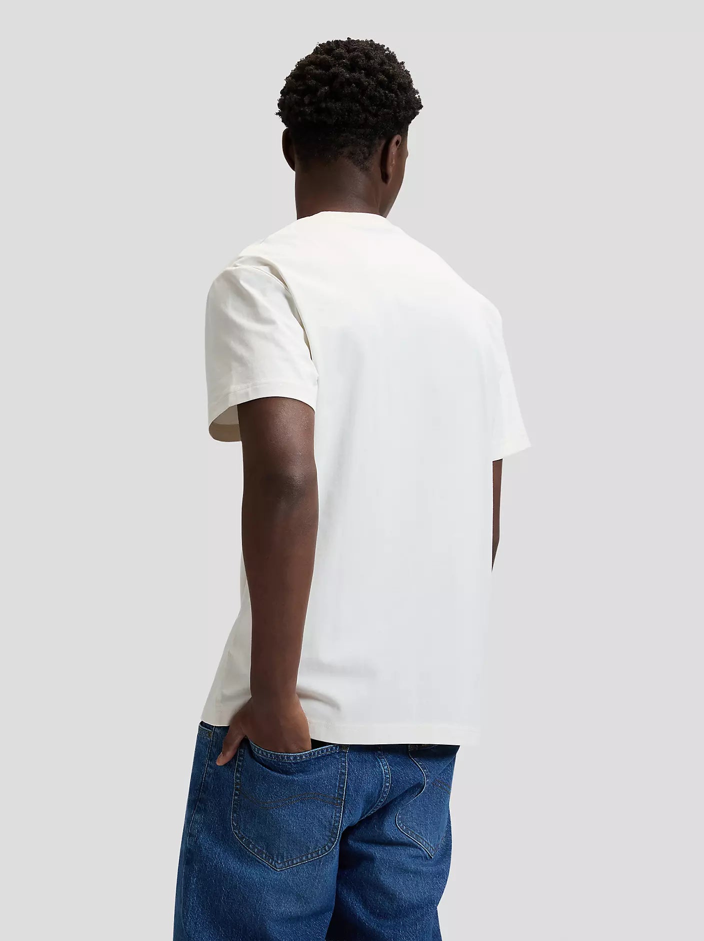 T-SHIRT LEE IN COTONE NATURALE