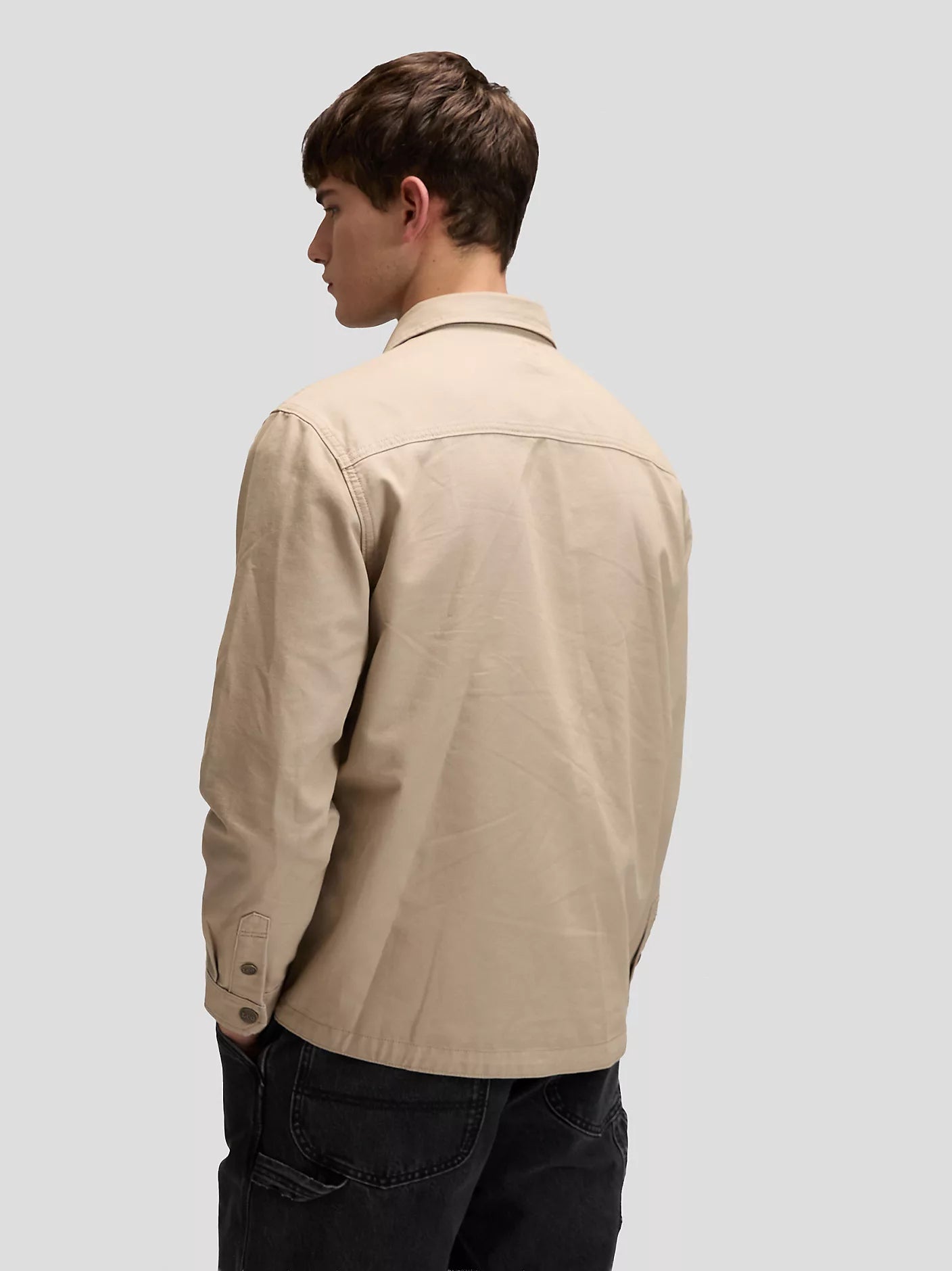 WORKWEAR OVERSHIRT IN COTONE PERFECT KHAKI