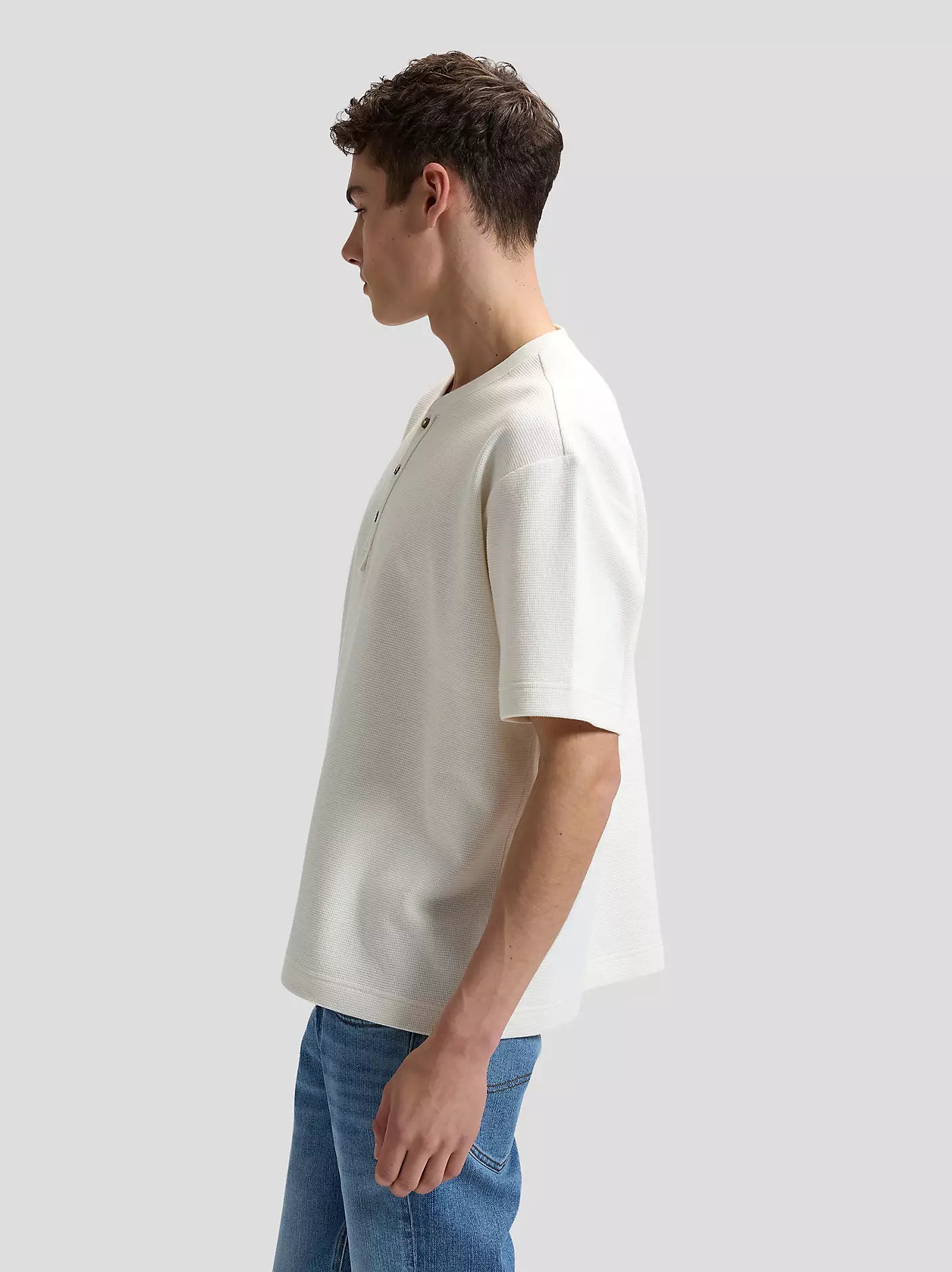 T-SHIRT RELAXED FIT IN COTONE NATURAL
