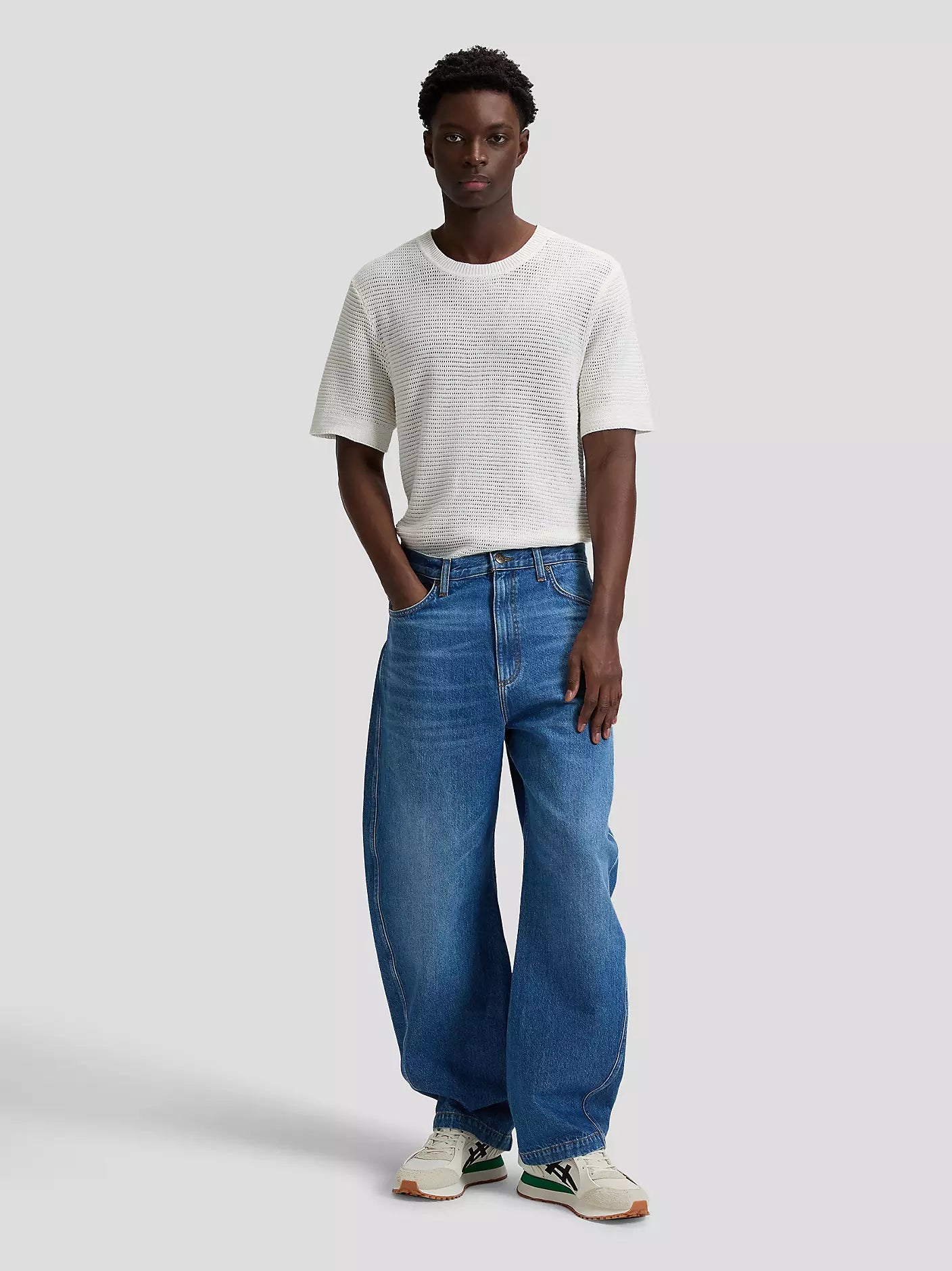 JEANS BARREL LOOSE FIT IN COTONE MODERN MAKER