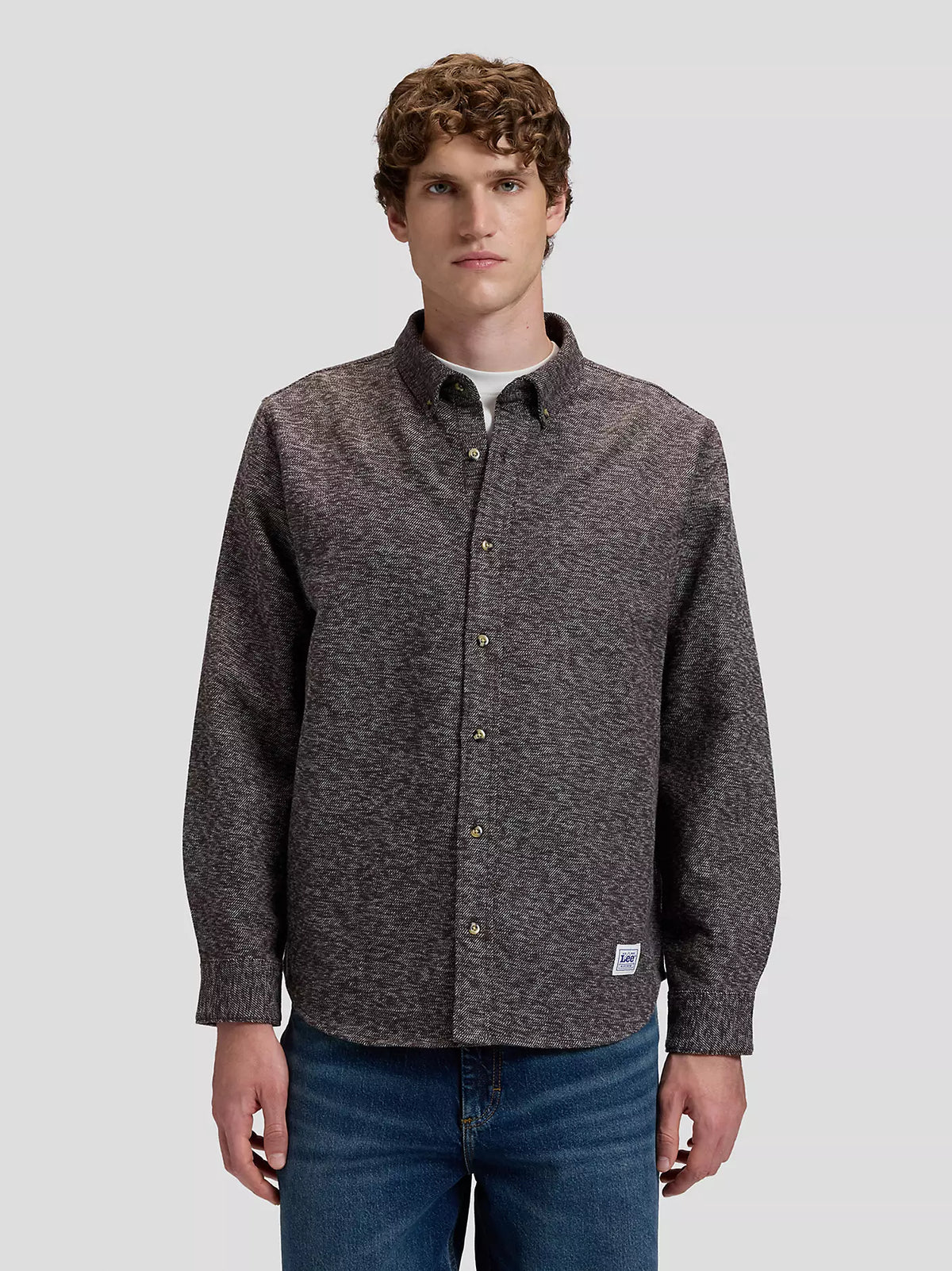 CAMICIA IN COTONE MARRONE
