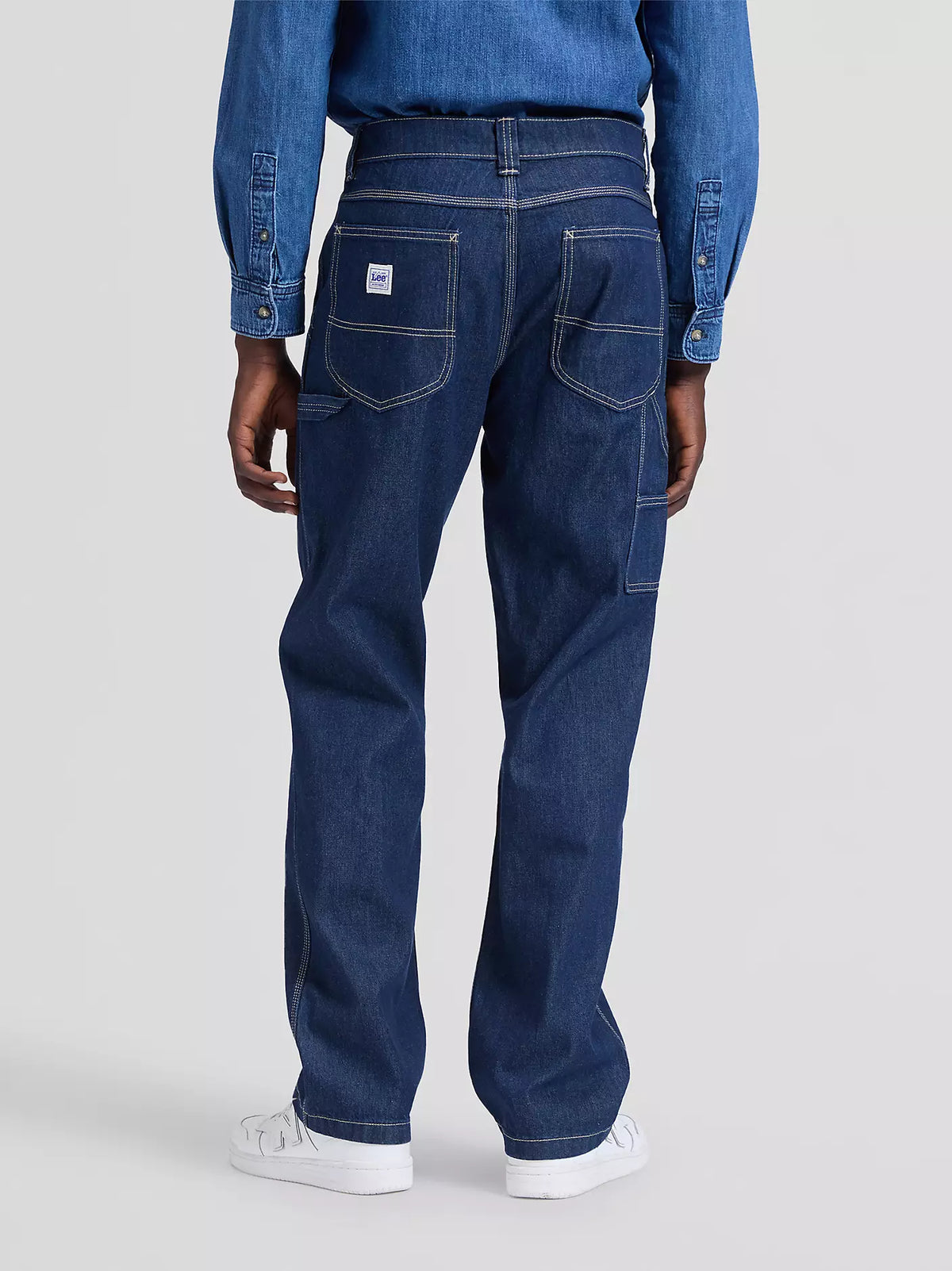JEANS WORKWEAR CARPENTER IN COTONE BLU