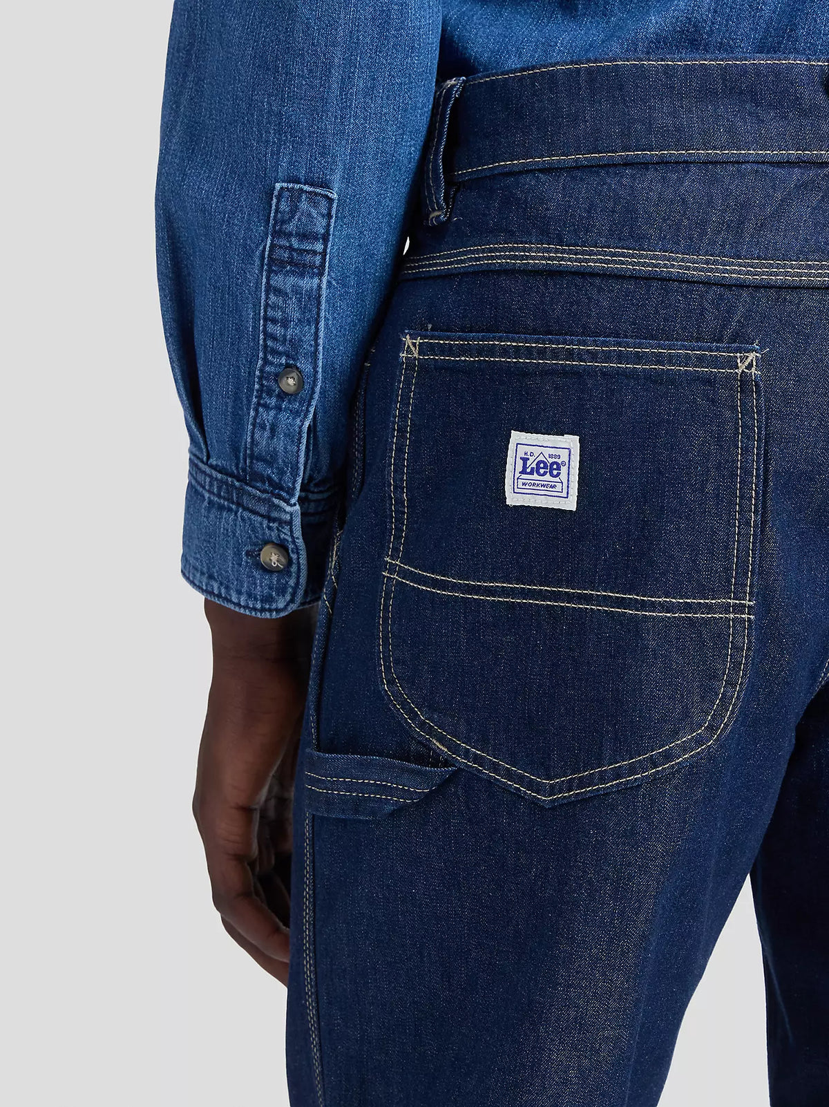 JEANS WORKWEAR CARPENTER IN COTONE BLU