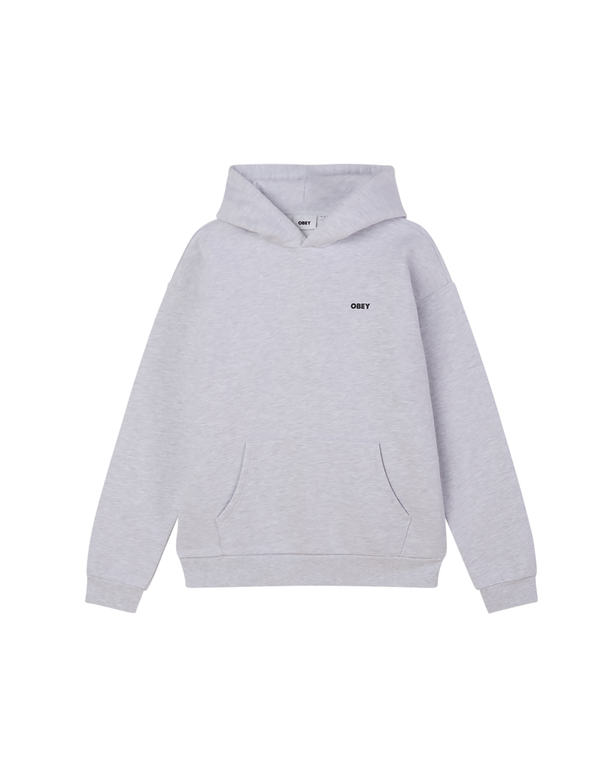 FELPA CON CAPPUCCIO IN COTONE GRIGIO