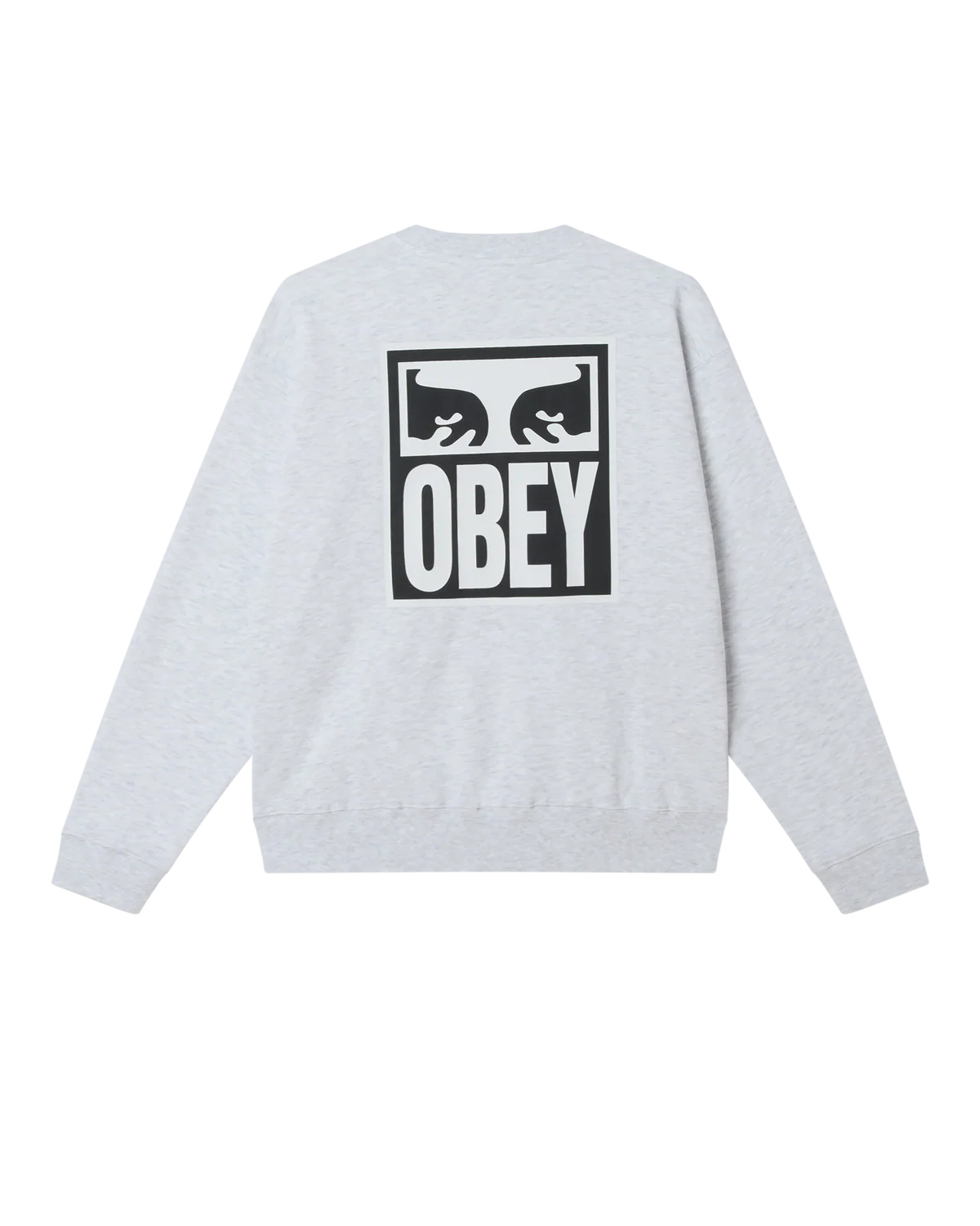 FELPA EYES ICON IN COTONE GRIGIO