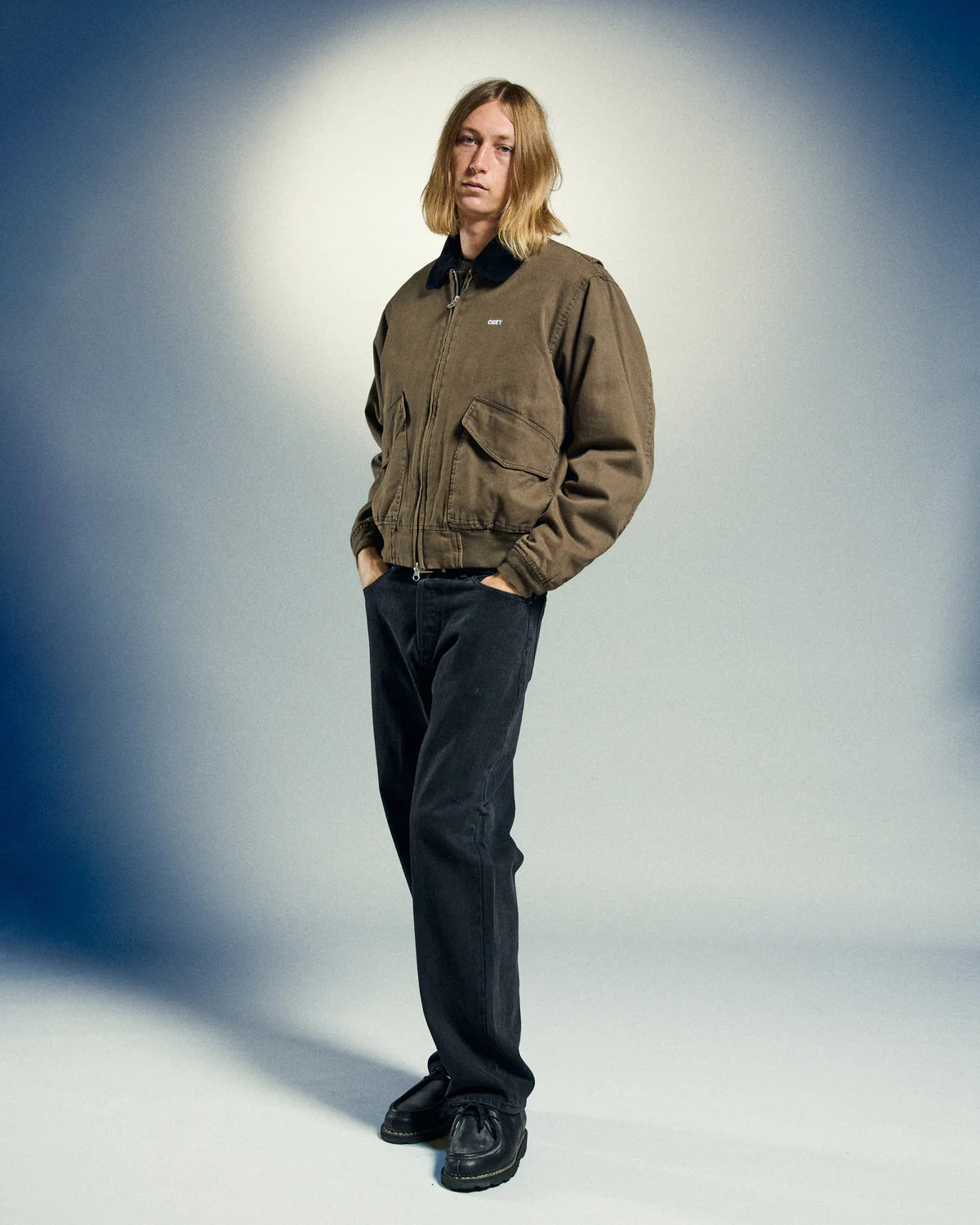 OBEY - FADE WASH CWU JACKET