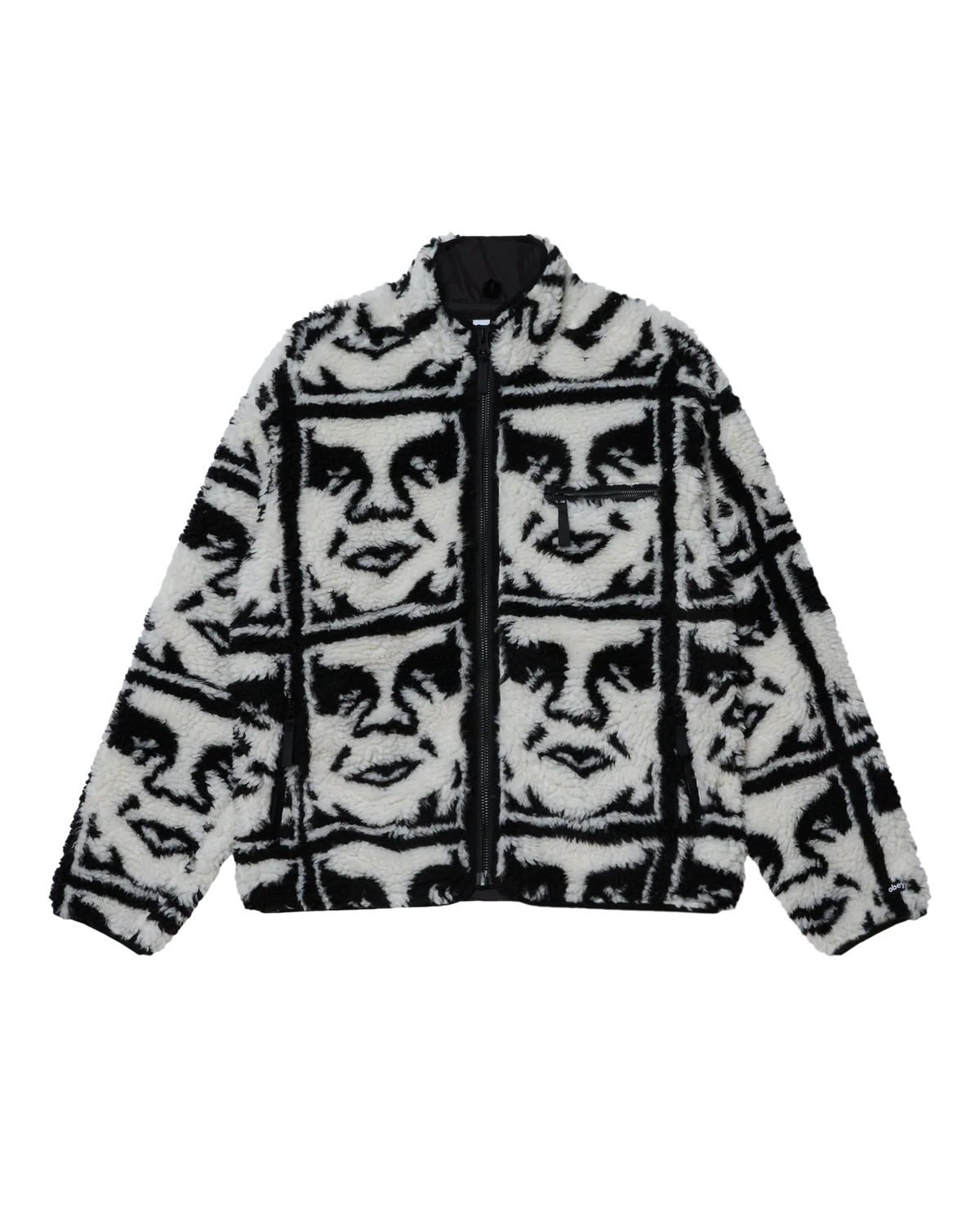 OBEY - REPEATED ICON SHERPA JACKET