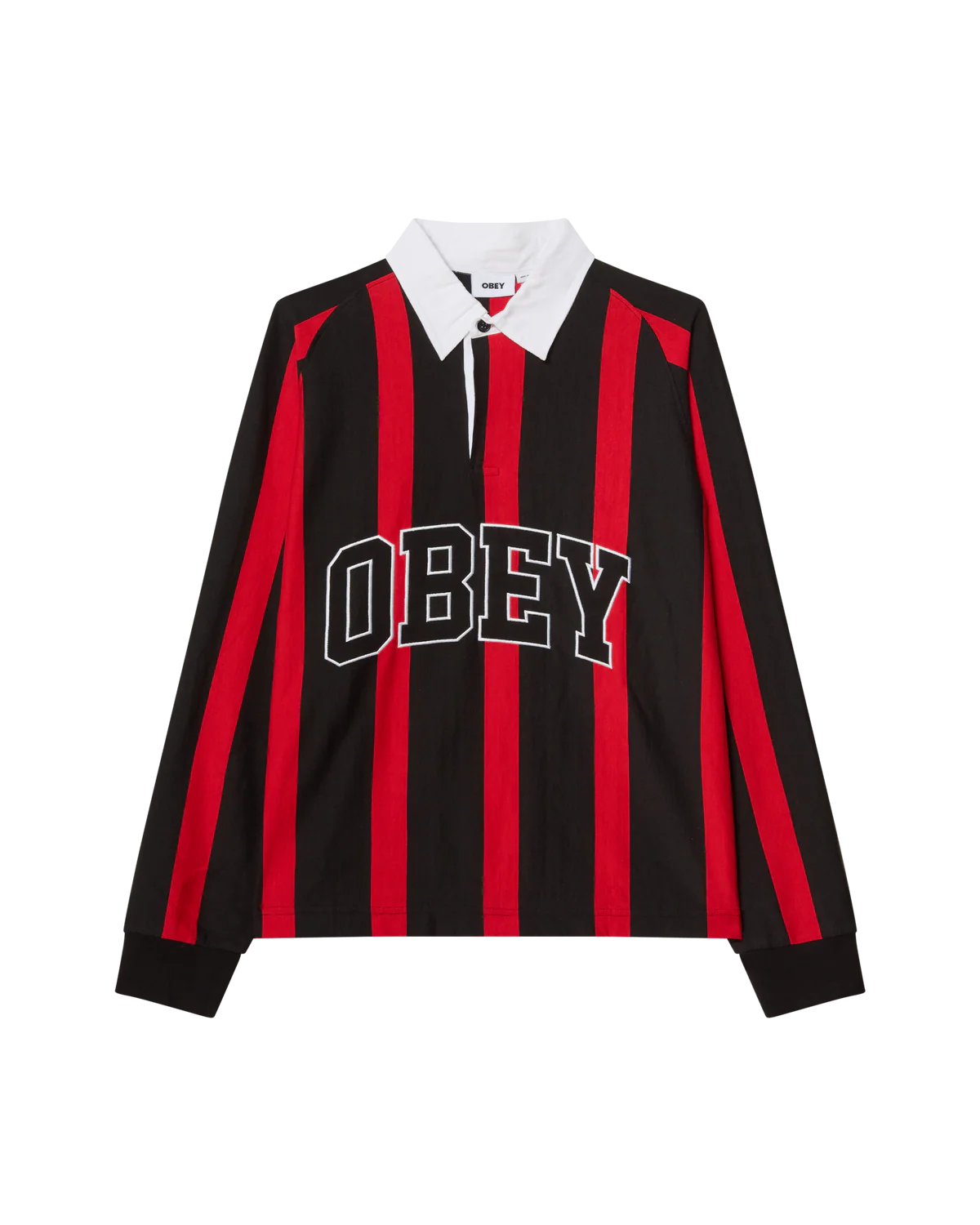 OBEY - LANDON STRIPE POLO LS