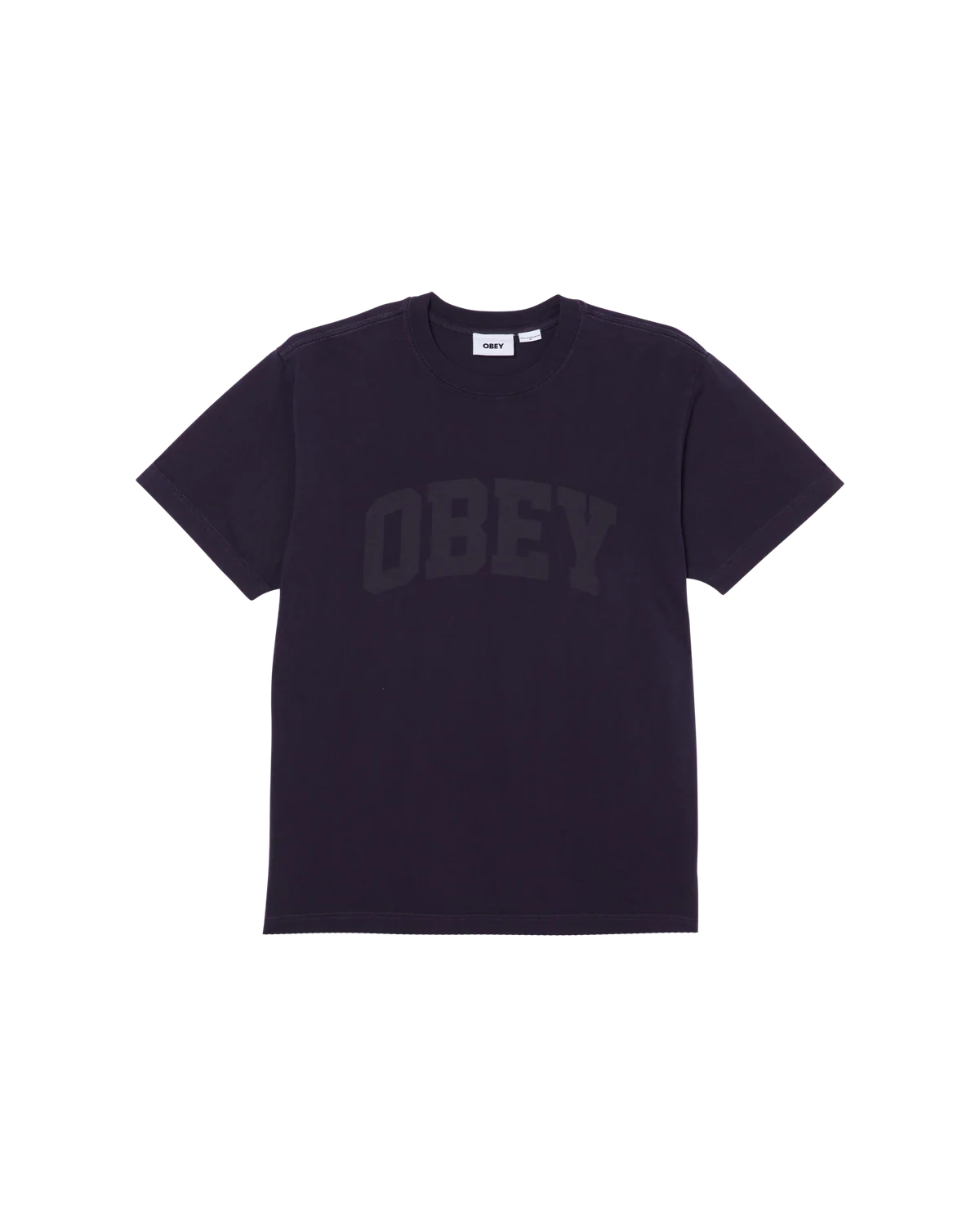 T-SHIRT COLLEGIATE IN COTONE VIOLA