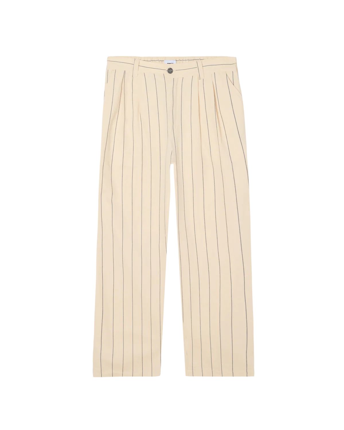 PANTALONE A STRISCE IN COTONE CANVAS