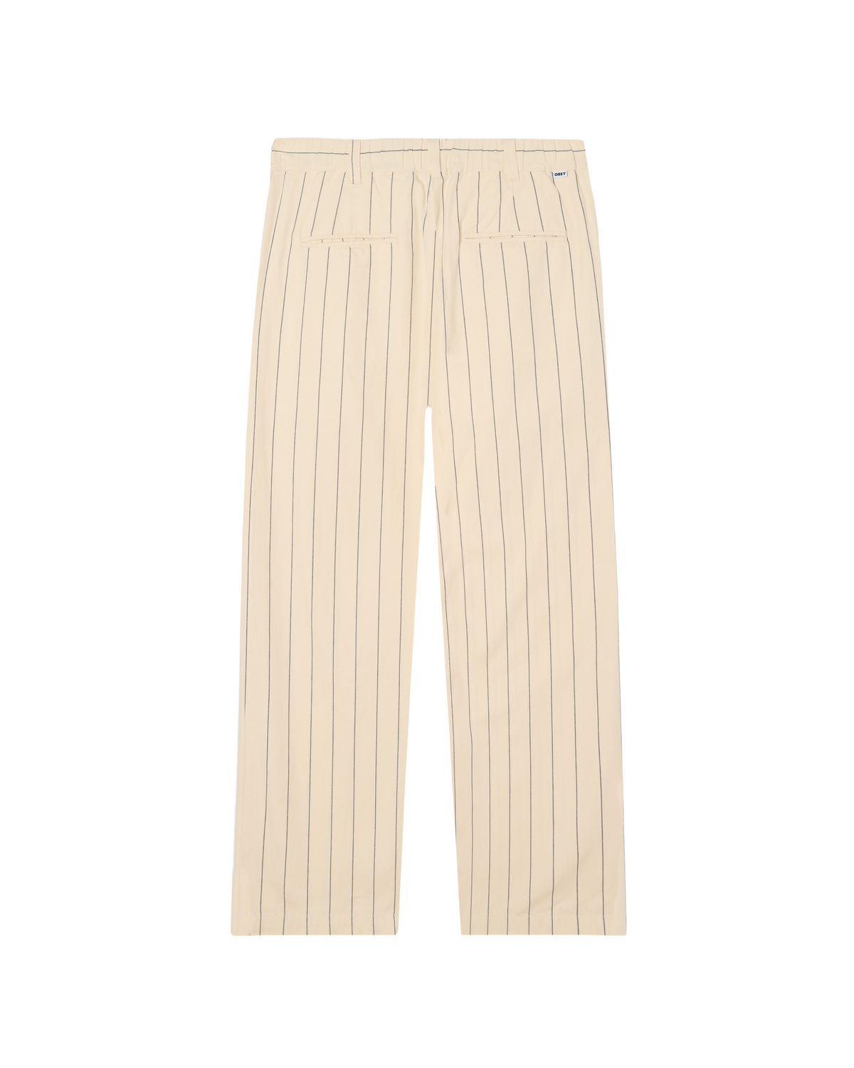 PANTALONE A STRISCE IN COTONE CANVAS