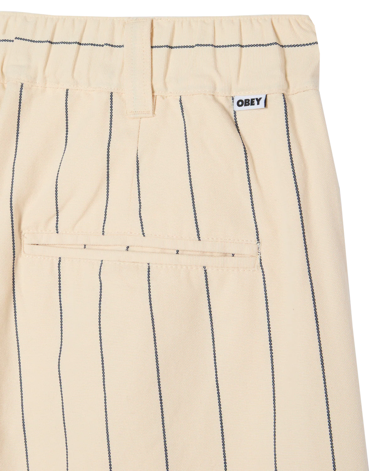 PANTALONE A STRISCE IN COTONE CANVAS