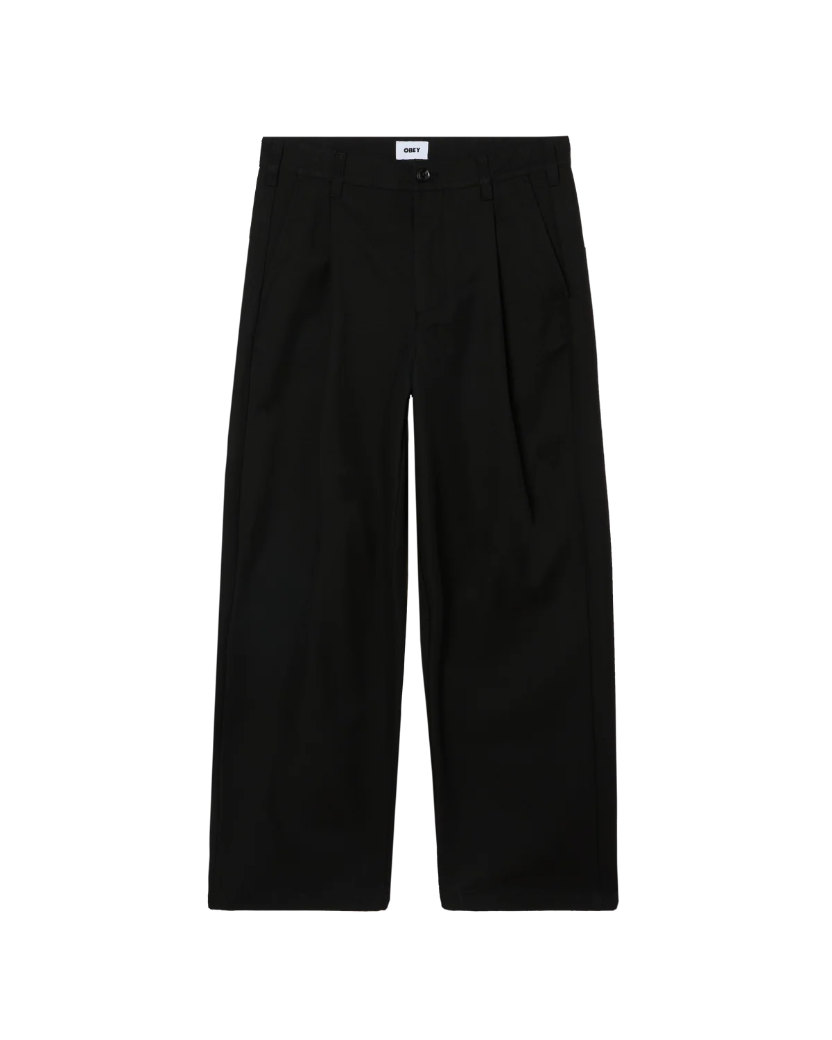 PANTALONI DRITTI RELAXED FIT NERI
