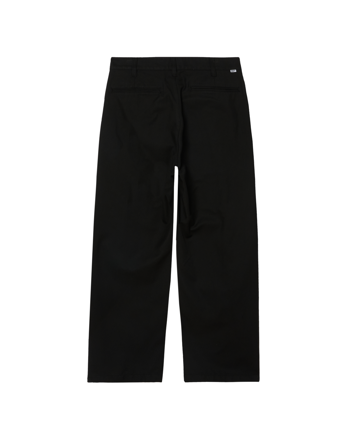 PANTALONI DRITTI RELAXED FIT NERI