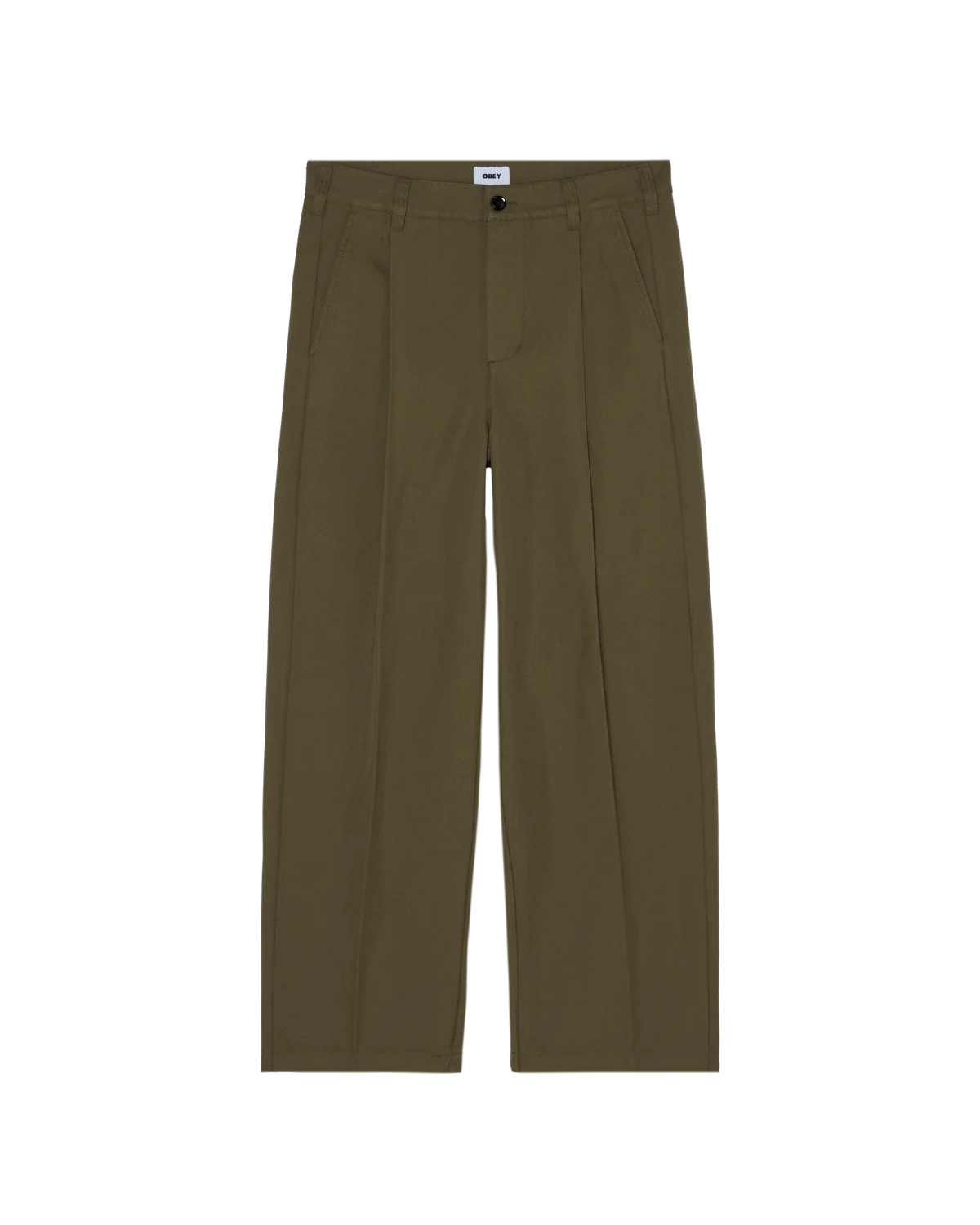 PANTALONI PLISSETTATI RELAXED FIT GRIGIO PIETRA