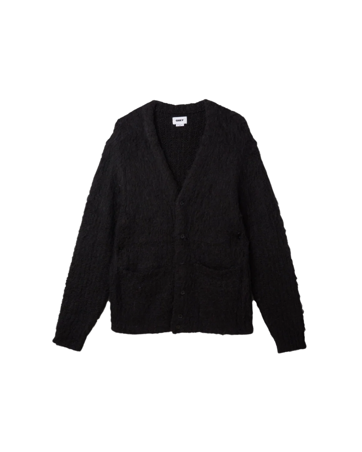 CARDIGAN MORBIDO REGULAR FIT NERO