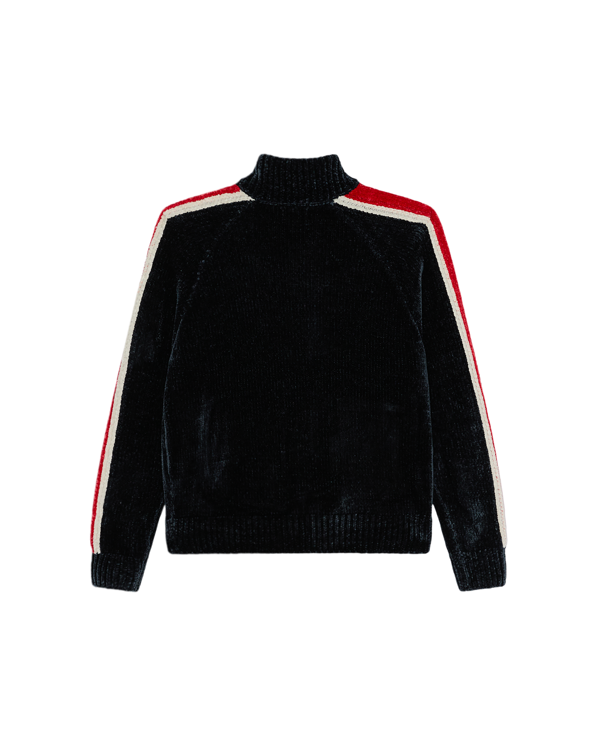 FELPA CON ZIP IN CINIGLIA BLU