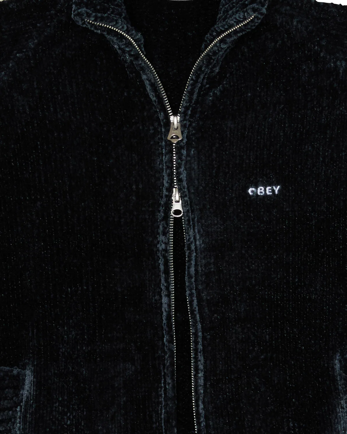 FELPA CON ZIP IN CINIGLIA BLU