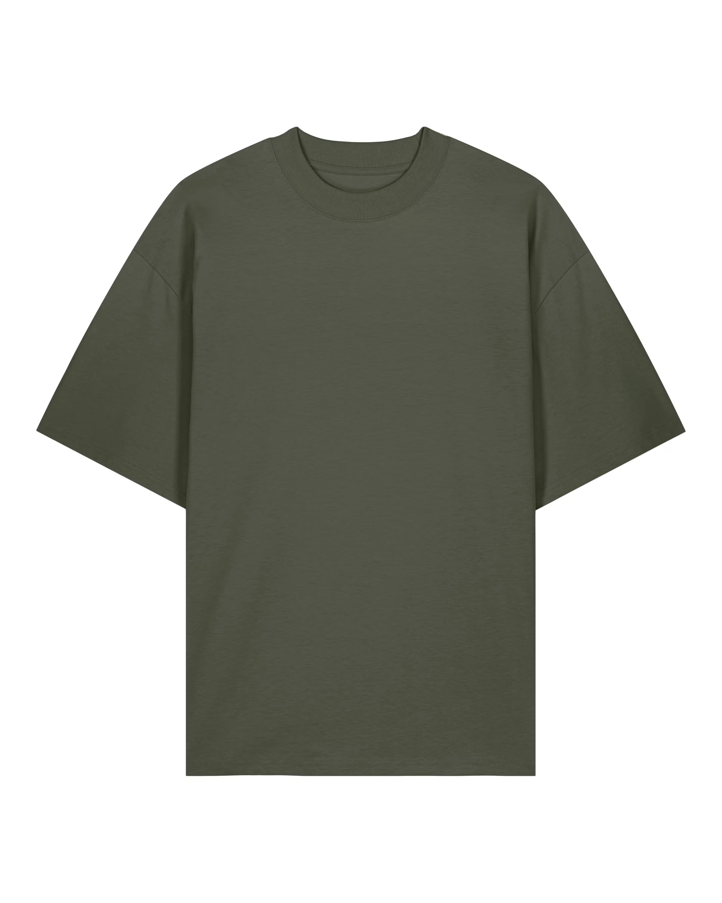 T-SHIRT BOX FIT IN COTONE VERDE
