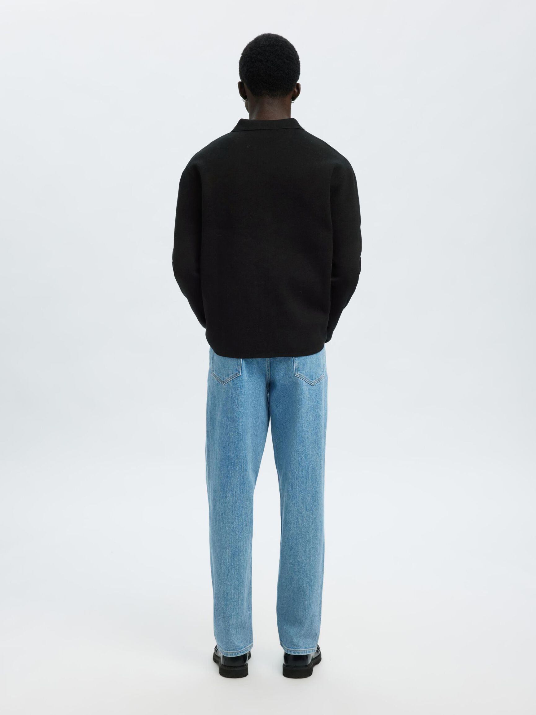 CARDIGAN POLO REGULAR FIT DARK NAVY