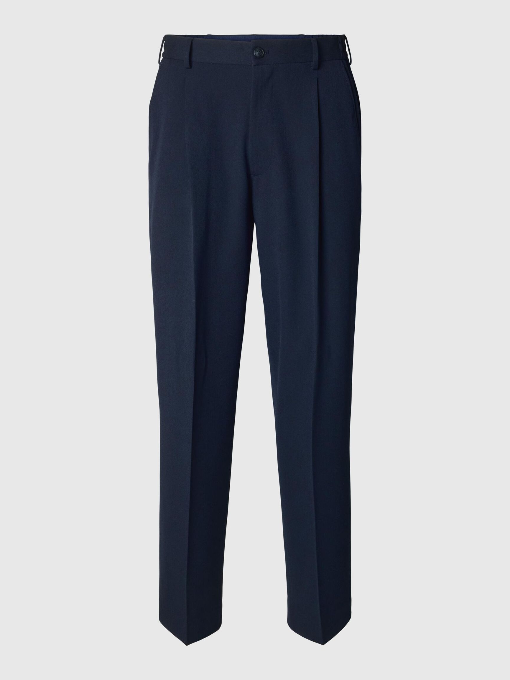 CHINO CON COULISSE RELAXED NAVY