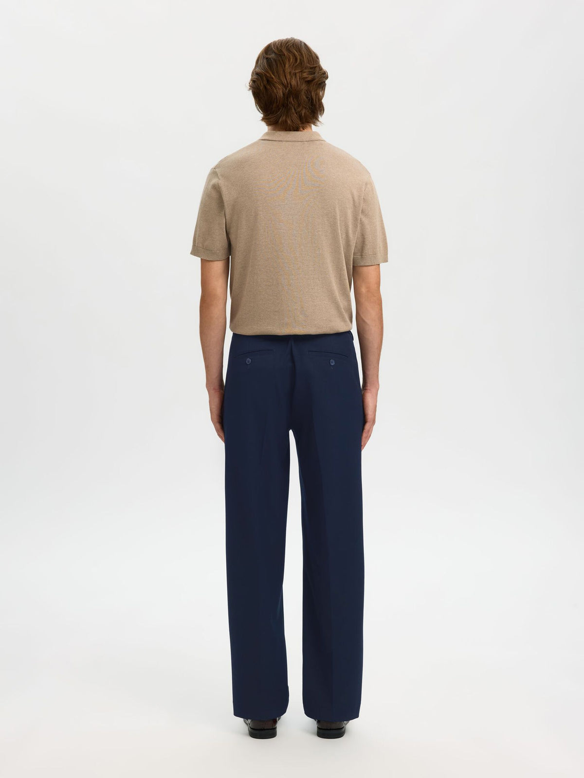 PANTALONI LOOSE FIT BLU