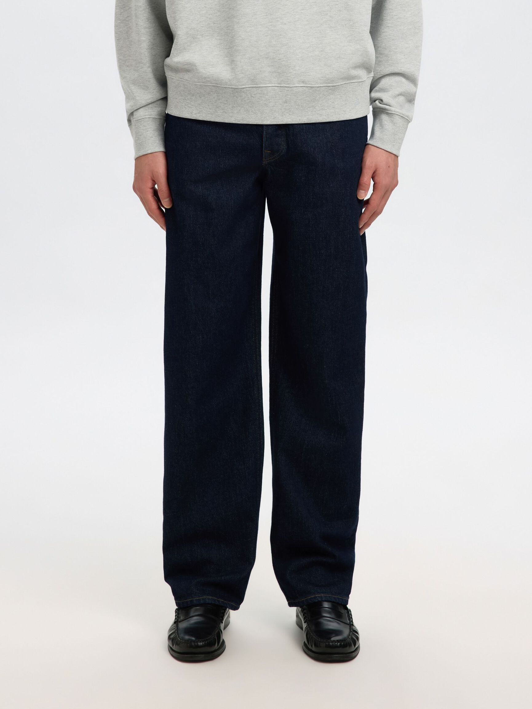 JEANS LOOSE FIT BLU SCURO