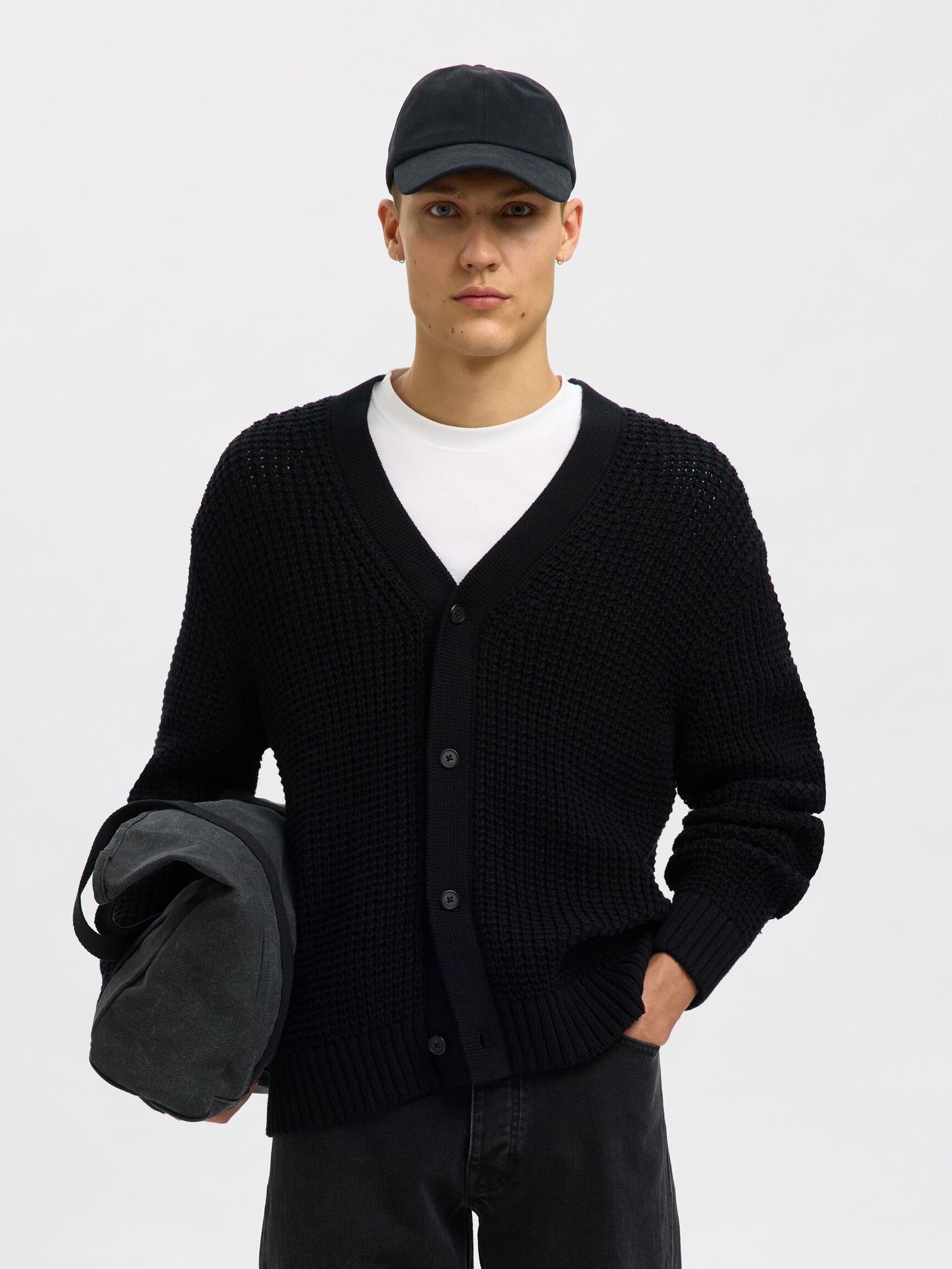 CARDIGAN RELAXED MAGLIA LARGA COTONE