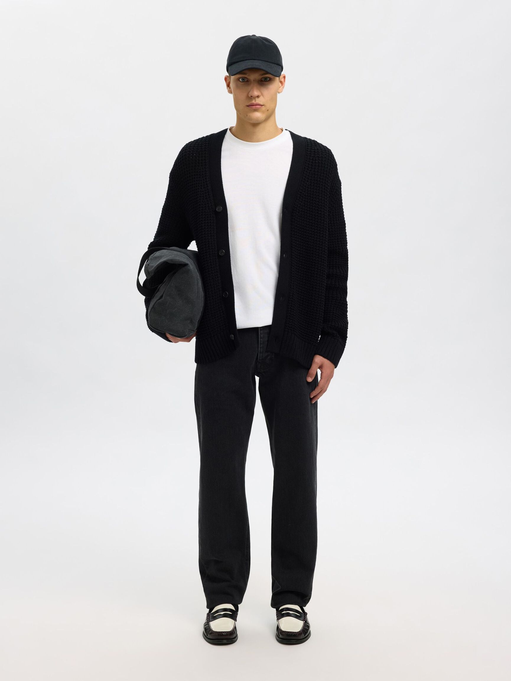 CARDIGAN RELAXED MAGLIA LARGA COTONE