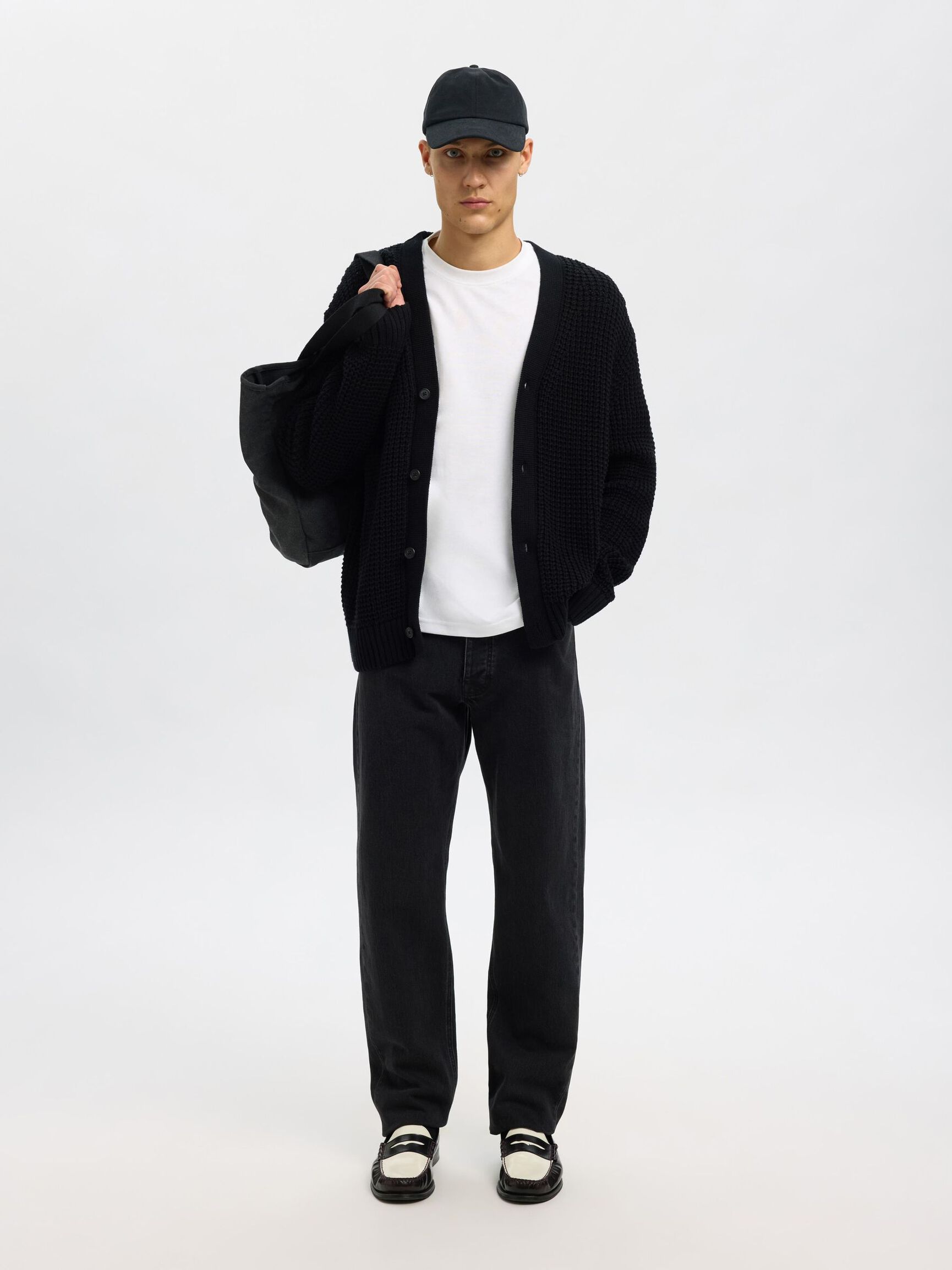 CARDIGAN RELAXED MAGLIA LARGA COTONE