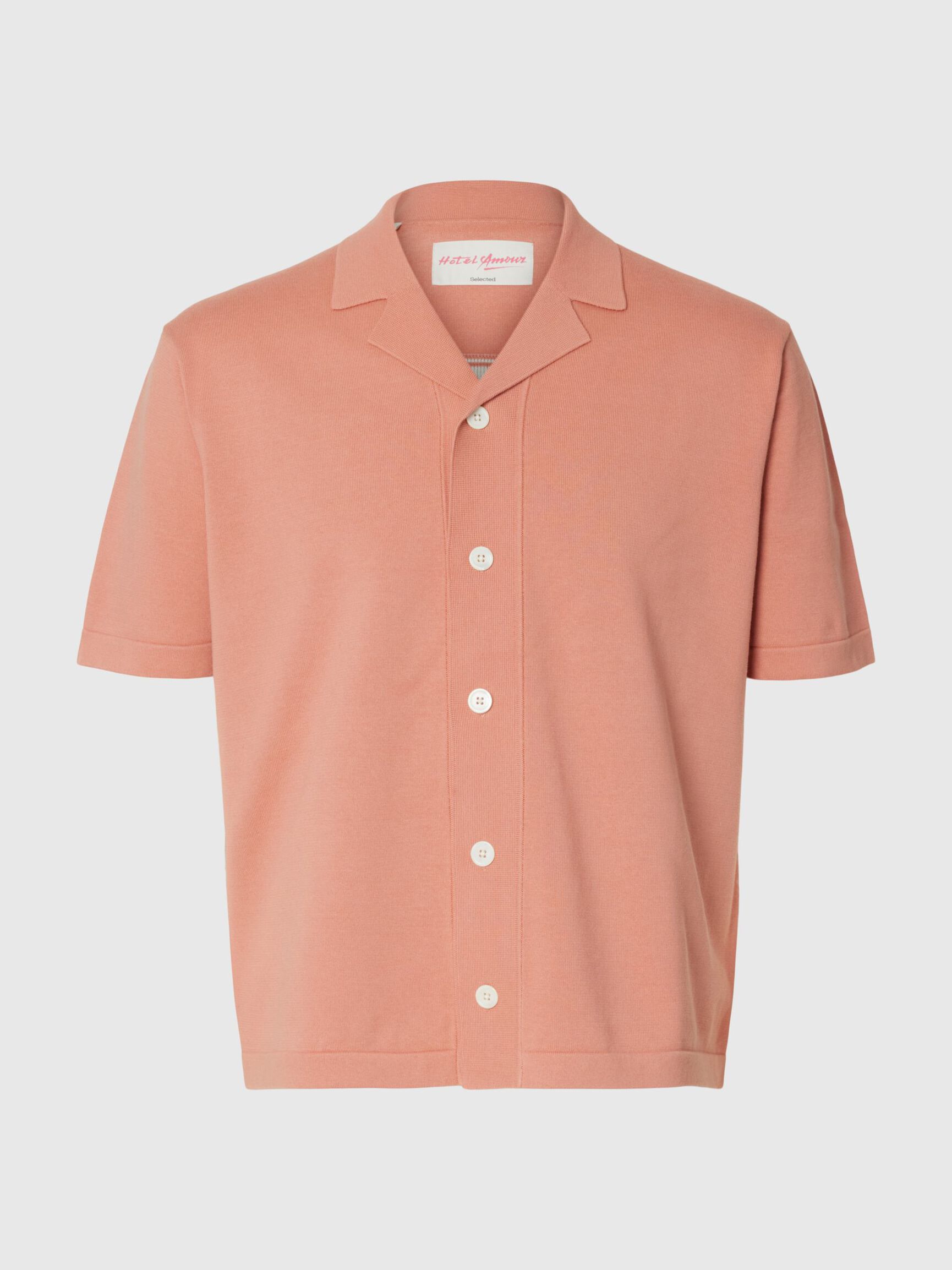CAMICIA POLO IN MAGLIA ROSA