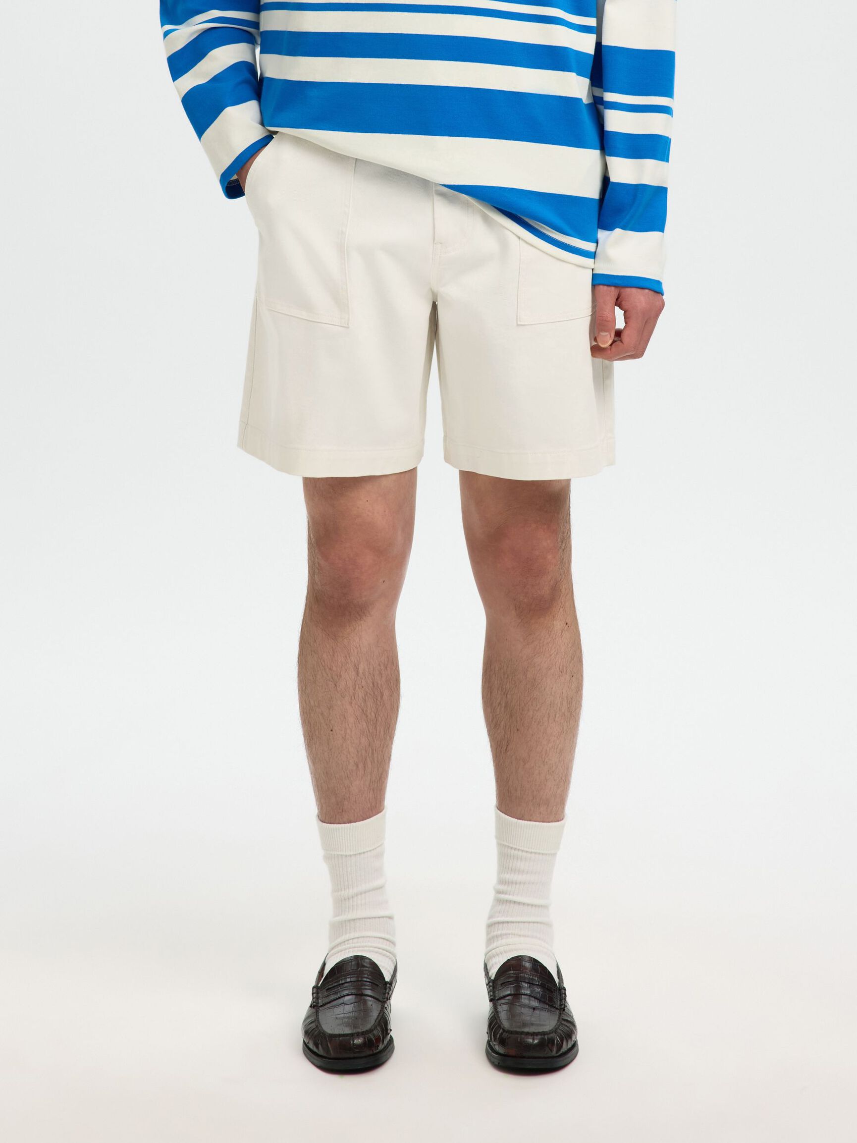 SHORTS TAGLIO LOOSE BIANCHI