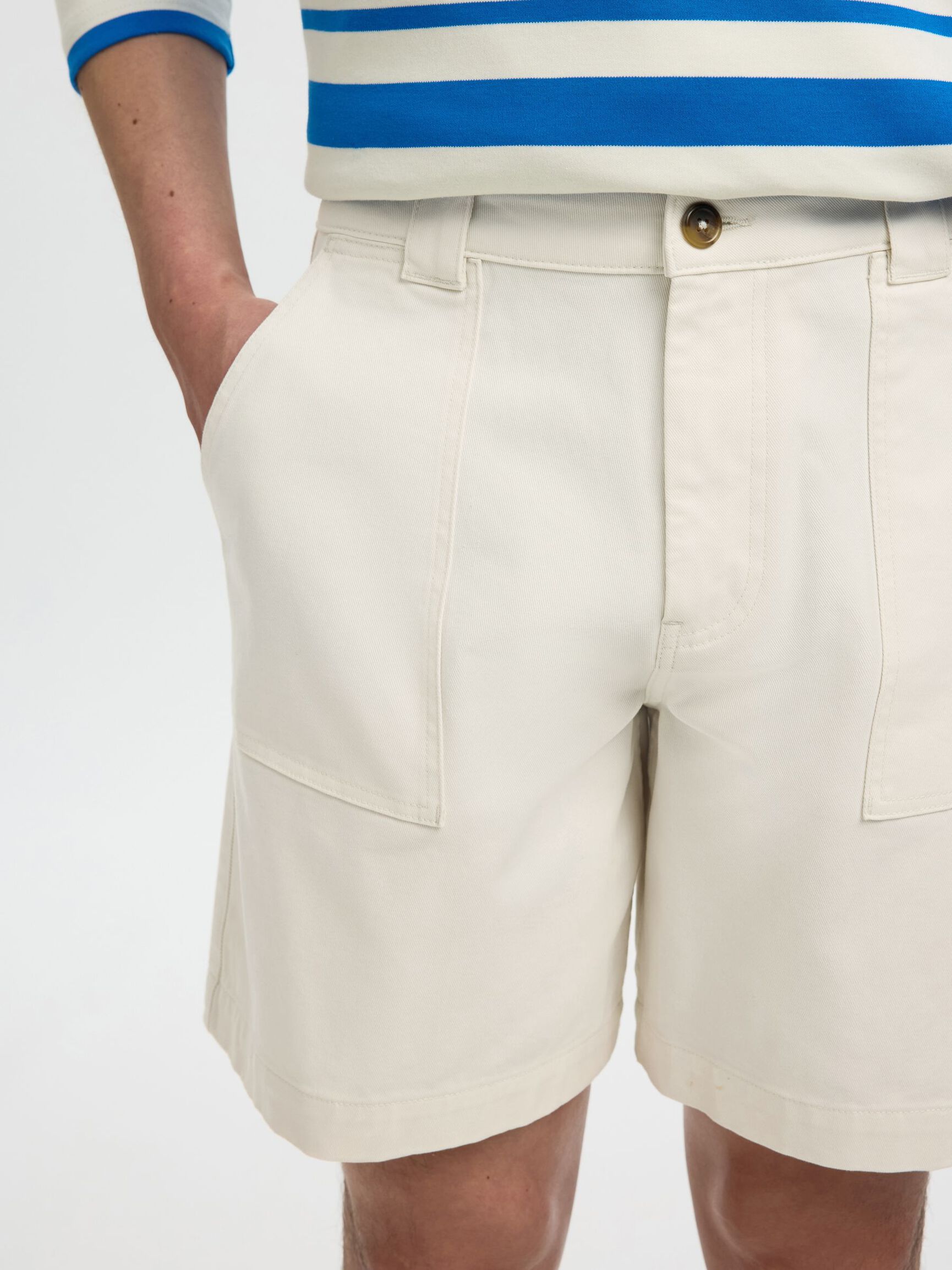 SHORTS TAGLIO LOOSE BIANCHI